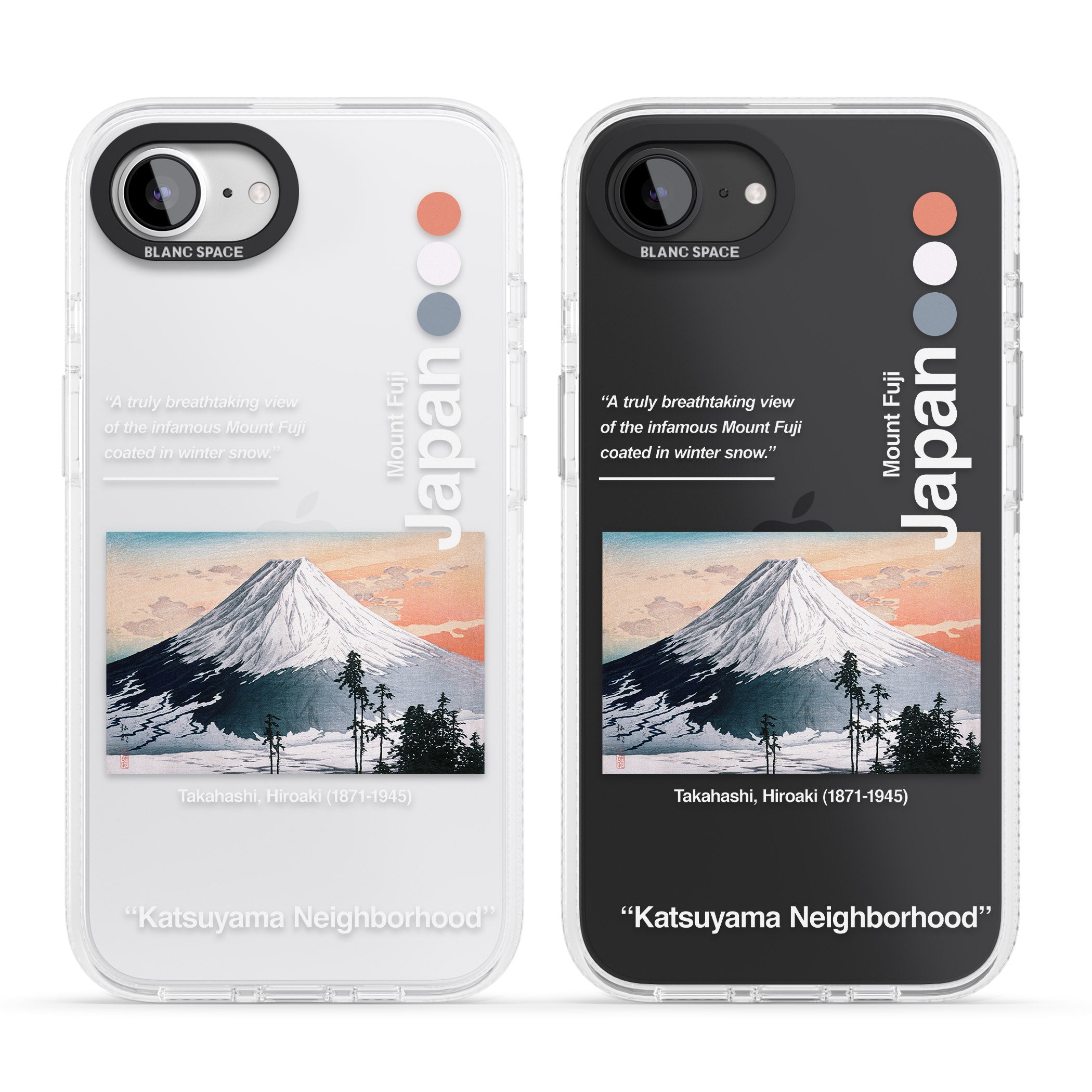 Katsuyama Neighborhood iPhone 16e Clear Case Impact Air - Blanc Space