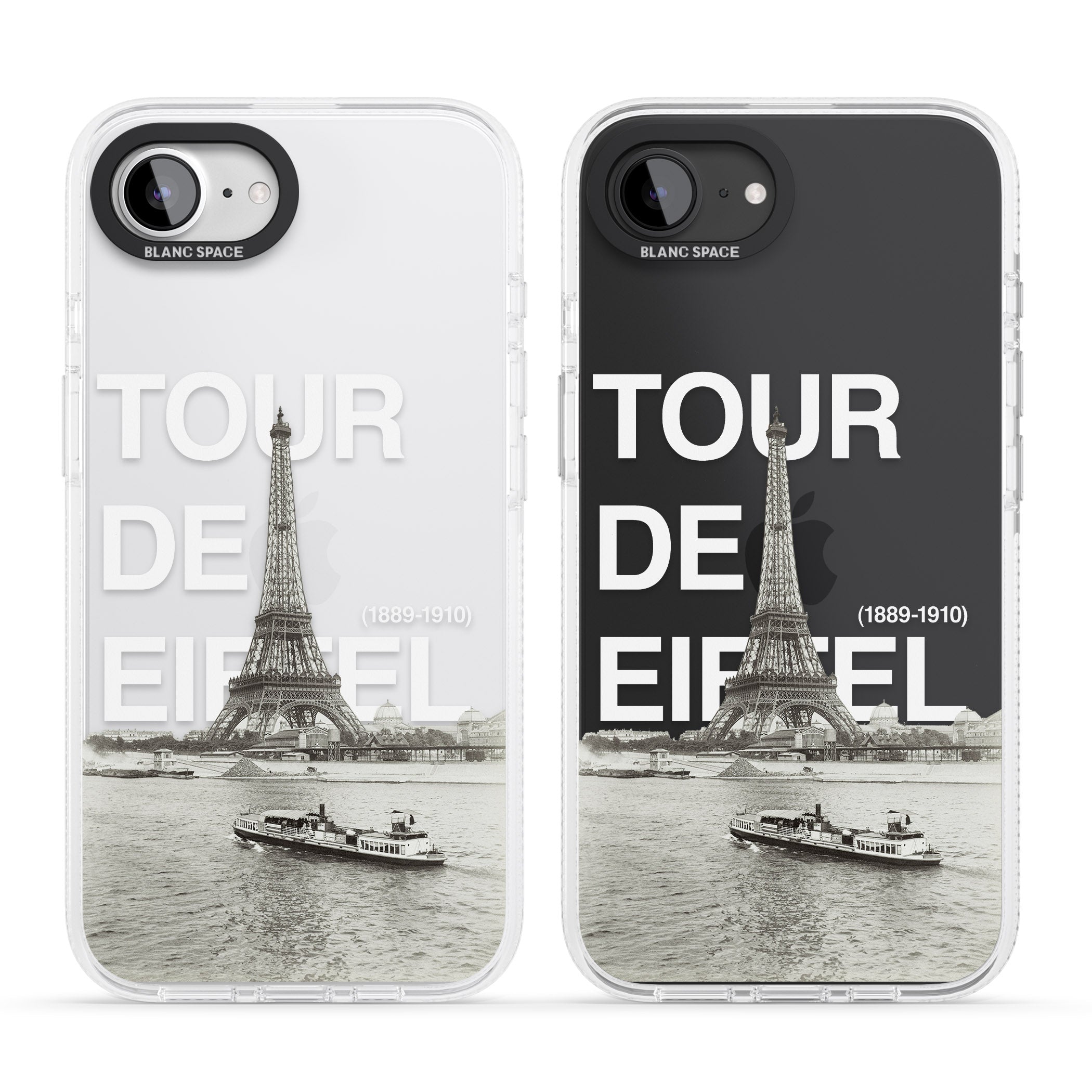 TOUR DE EIFFEL iPhone 16e Clear Case Impact Air - Blanc Space
