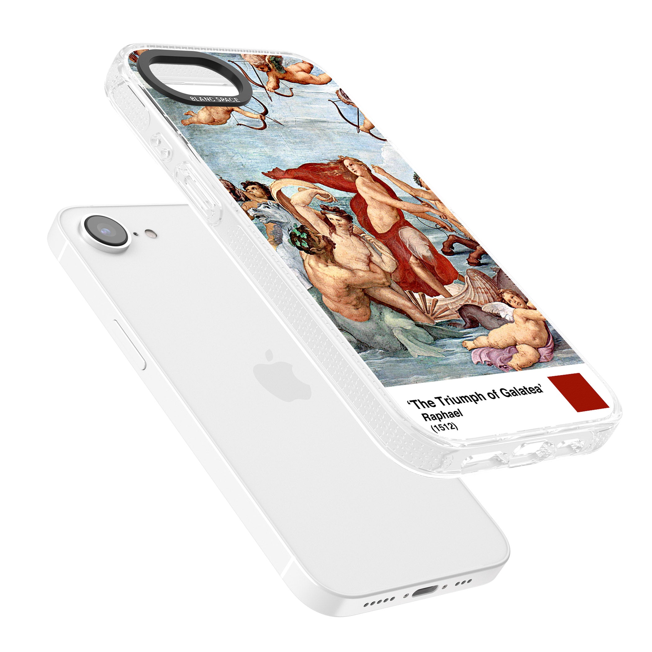 The Triumph of Galatea iPhone 16e Clear Case Impact Air - Blanc Space
