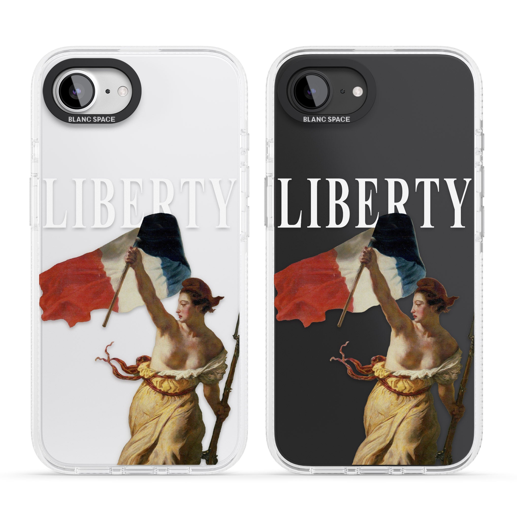 Liberty iPhone 16e Clear Case Impact Air - Blanc Space