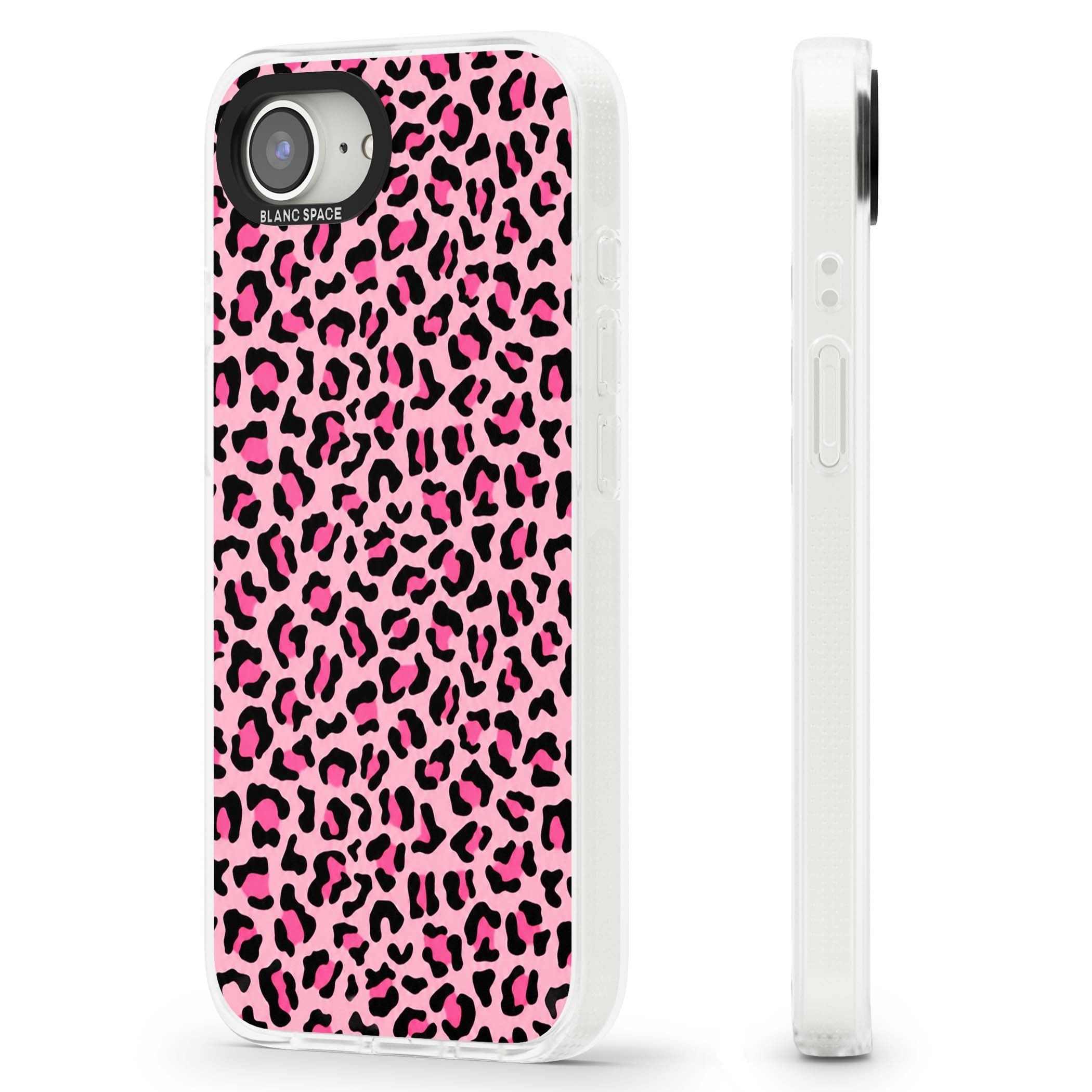Pink Leopard baddie iPhone case | Clear Case Impact Air case for iPhone 16e, iPhone 17e