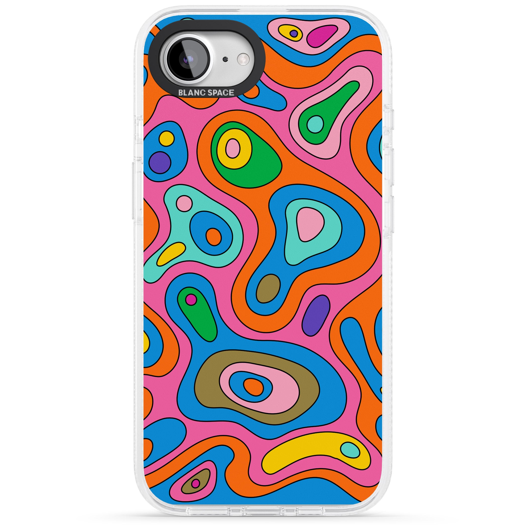 Euphoria iPhone 16e Clear Case Impact Air - Blanc Space