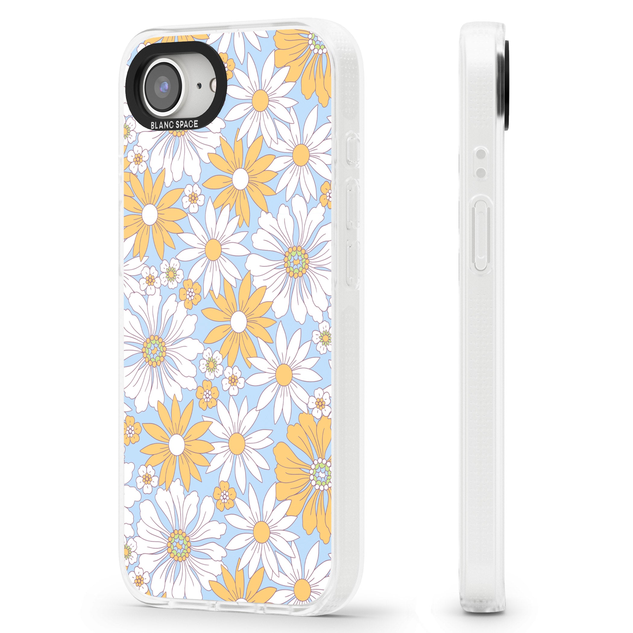 Summers Day Flower Mix iPhone 16e Clear Case Impact Air - Blanc Space