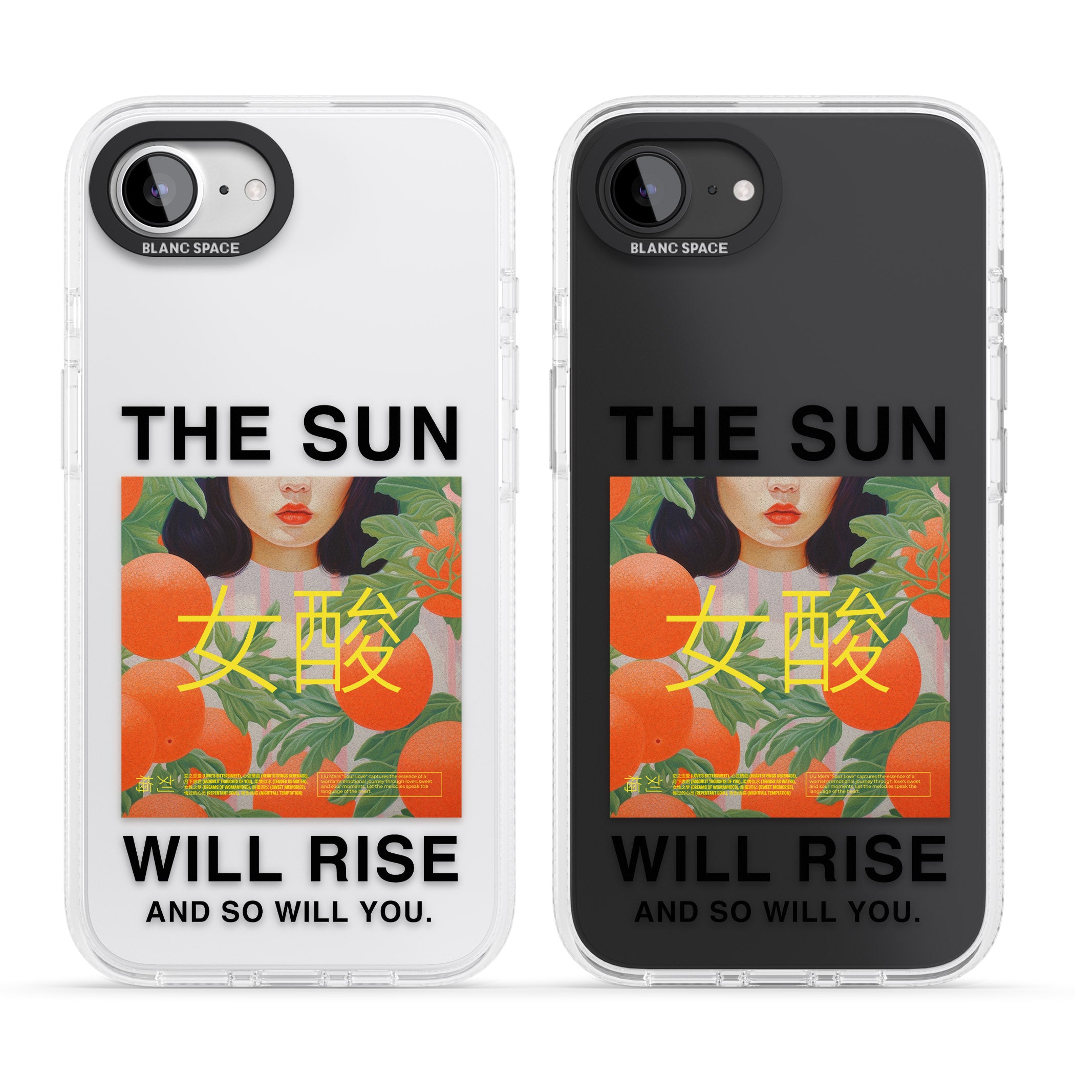 The Sun Will Rise iPhone 16e Clear Case Impact Air - Blanc Space
