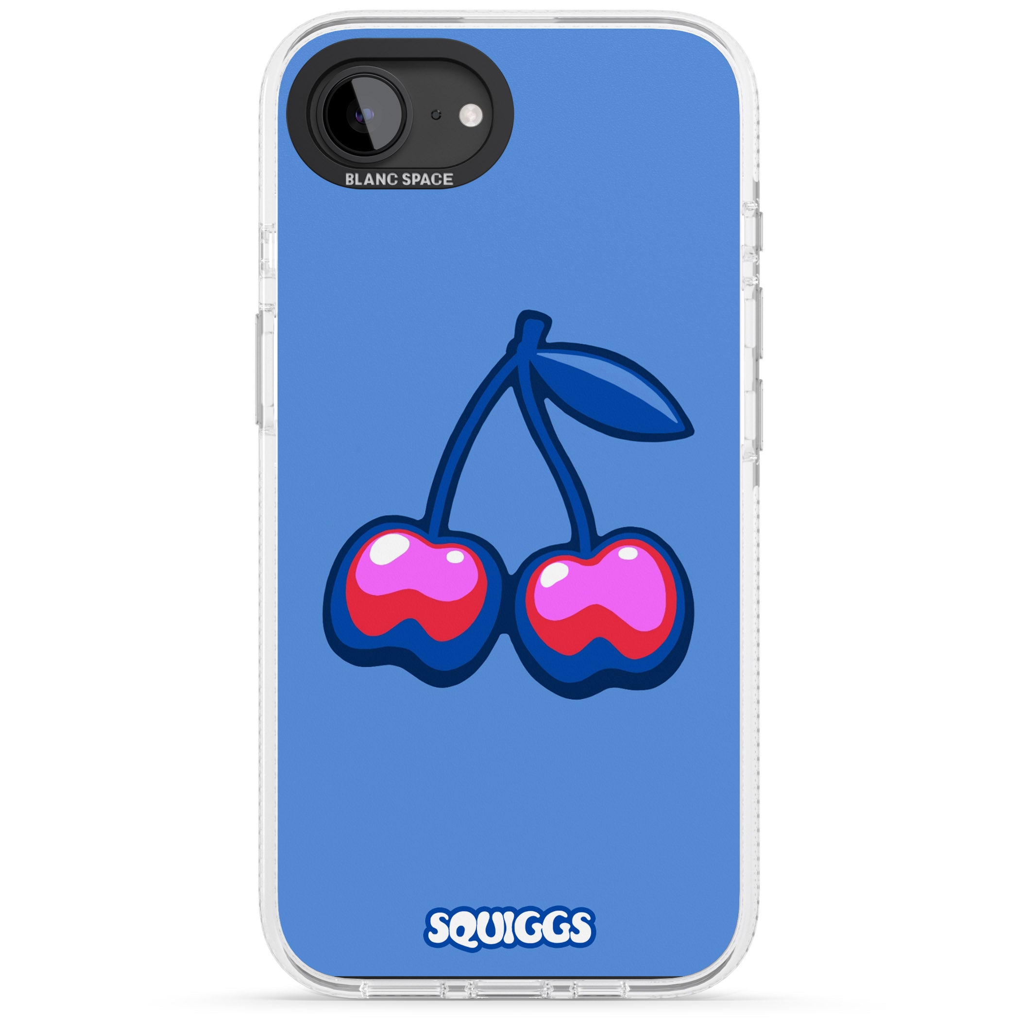 Cherry Bomb iPhone 16e Clear Case Impact Air - Blanc Space