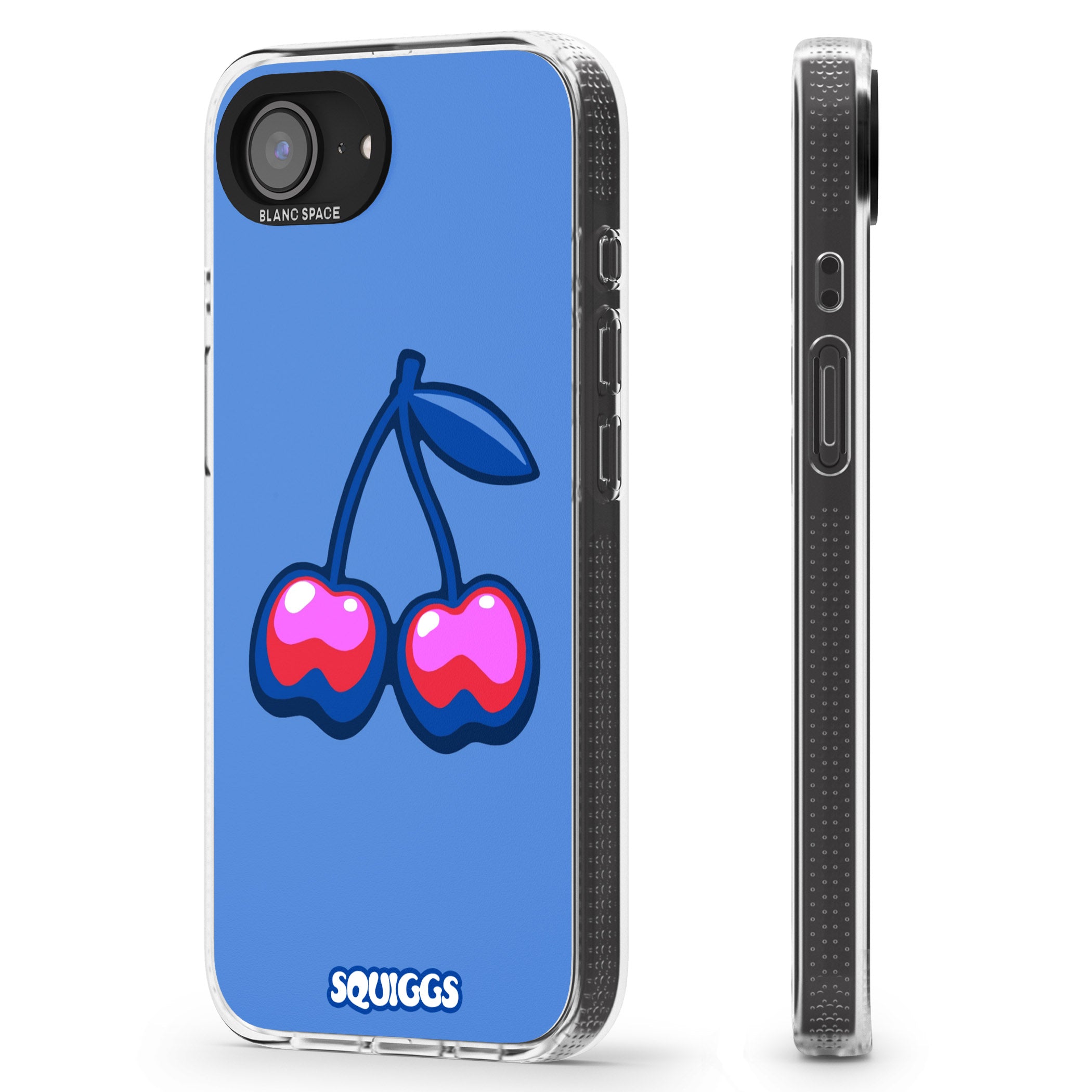 Cherry Bomb iPhone 16e Clear Case Impact Air - Blanc Space