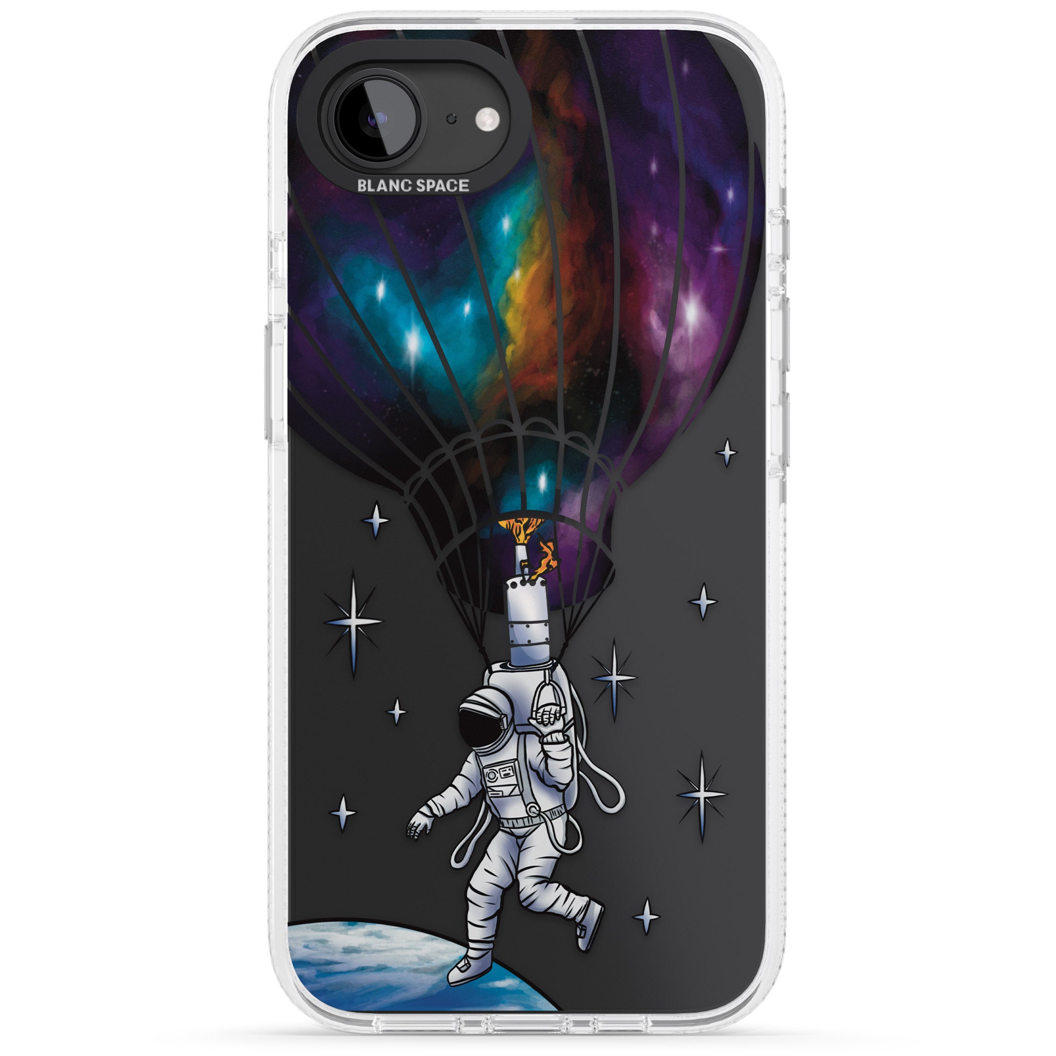 Solo Odyssey iPhone 16e Clear Case Impact Air - Blanc Space