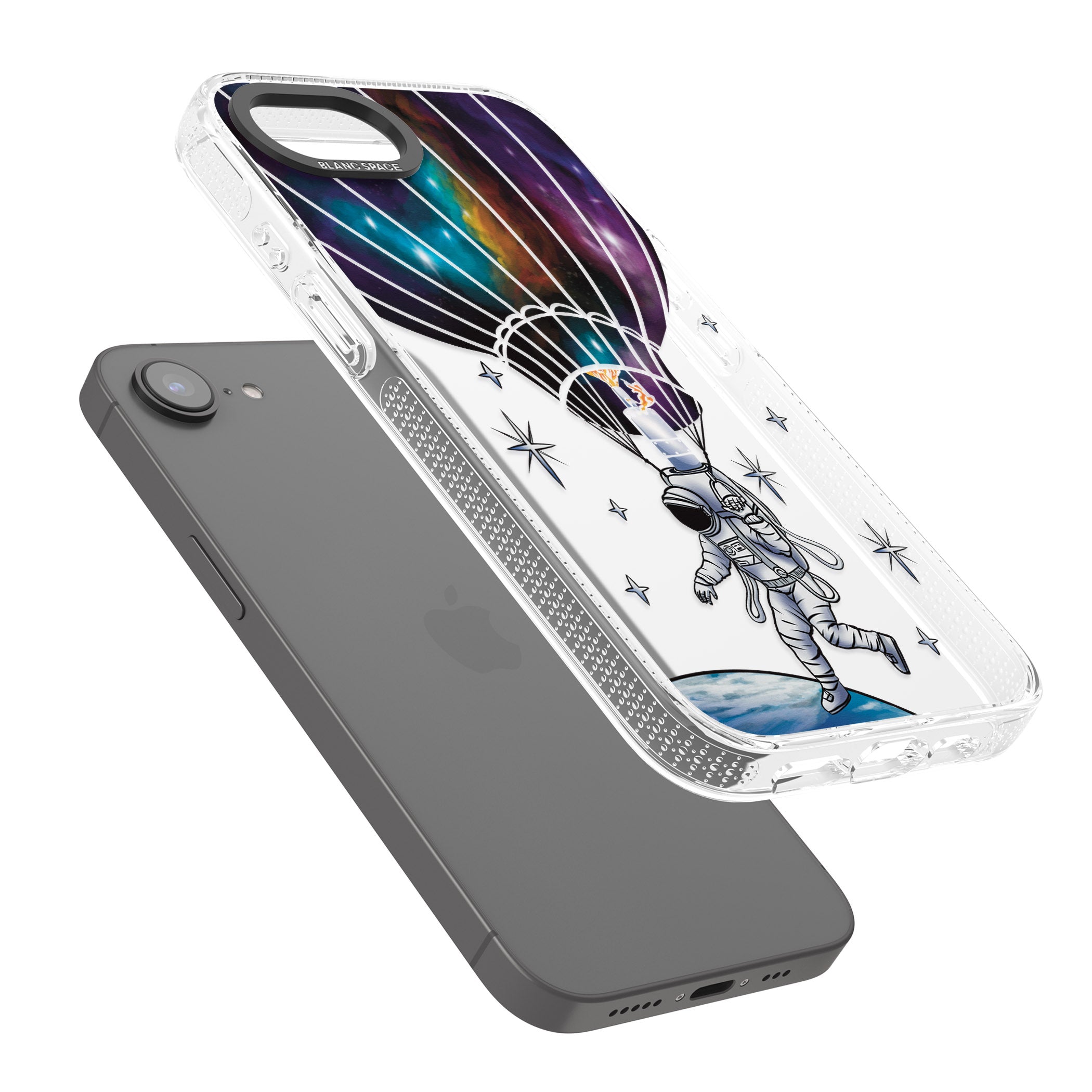 Solo Odyssey iPhone 16e Clear Case Impact Air - Blanc Space