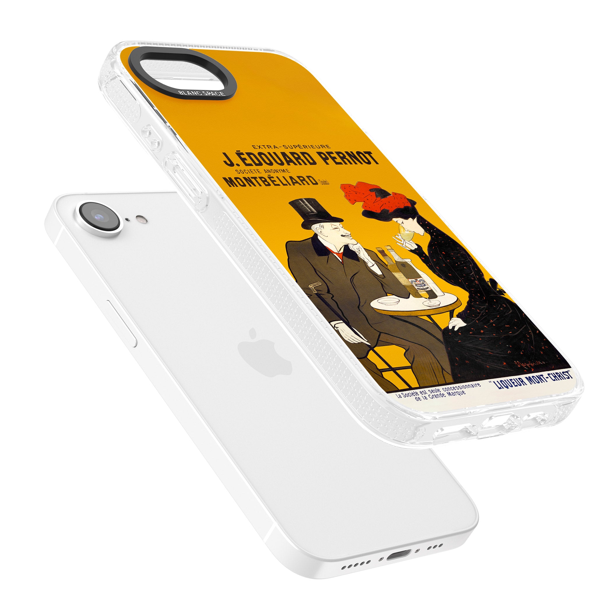 Absinthe, J.Edouard Pernot Poster iPhone 16e Clear Case Impact Air - Blanc Space