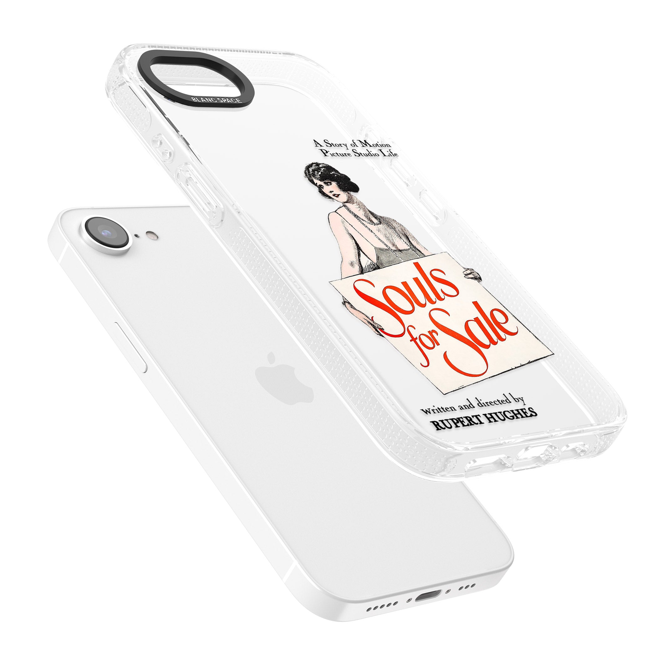 Souls for Sale Poster iPhone 16e Clear Case Impact Air - Blanc Space