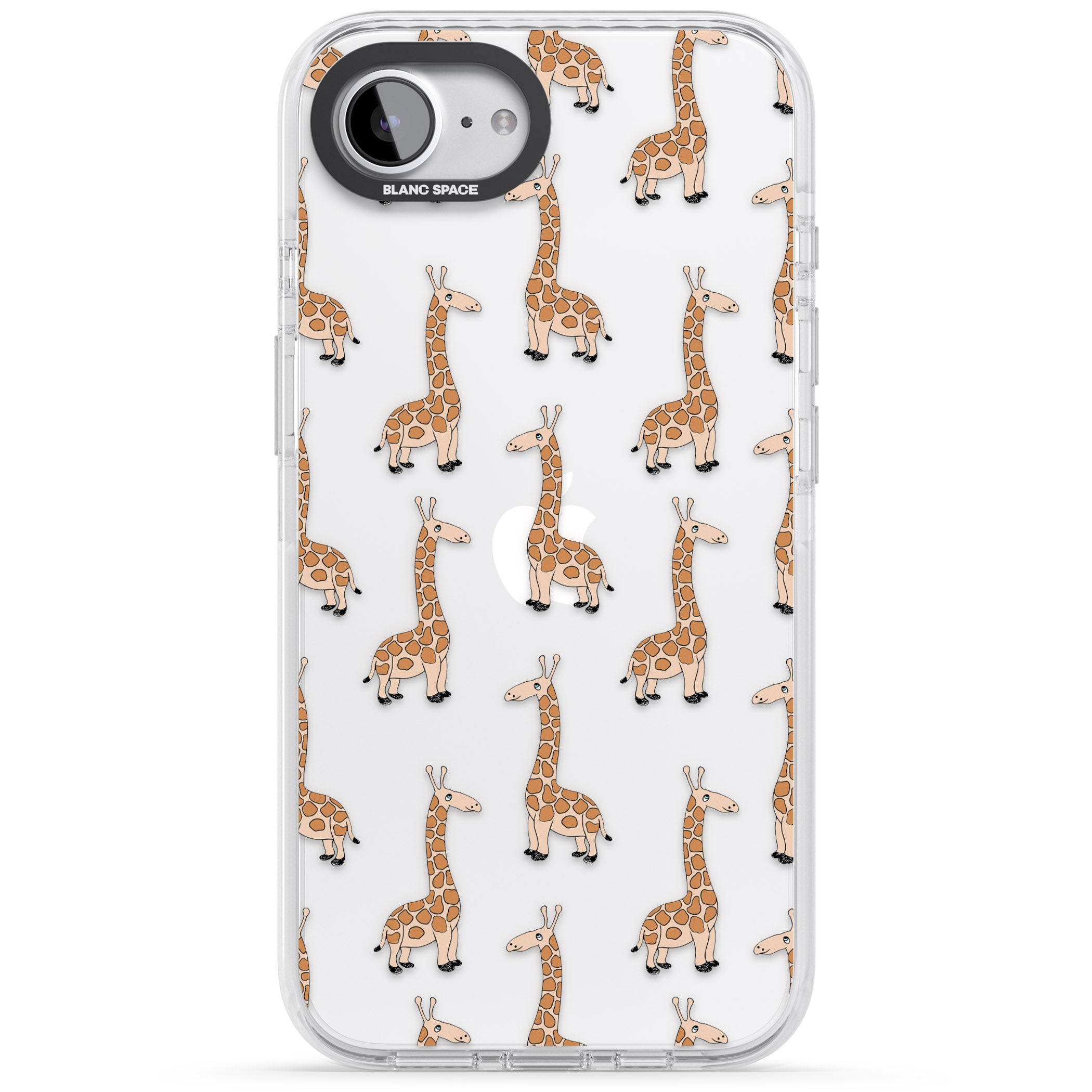 Cute Giraffe Pattern Clear