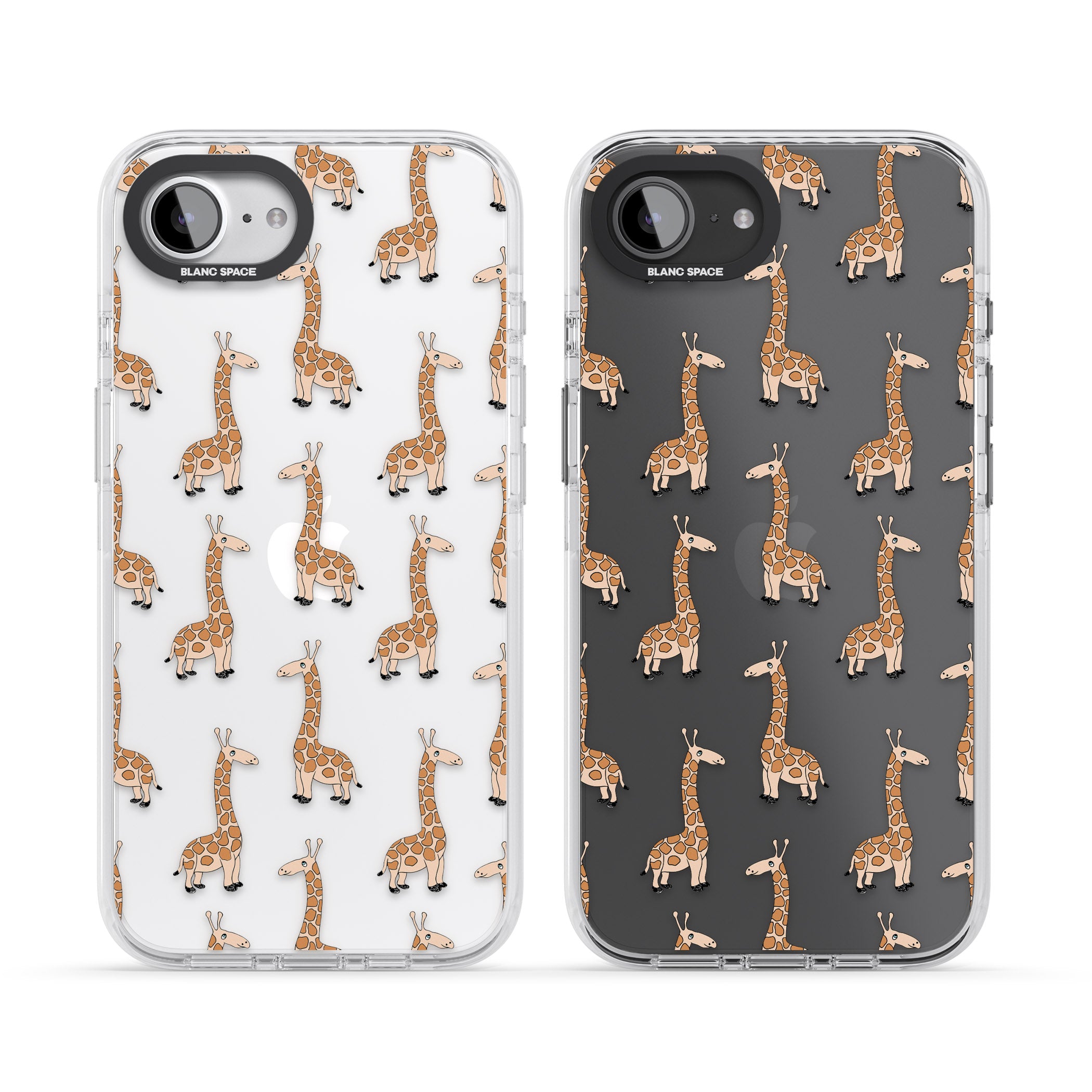 Cute Giraffe Pattern Clear