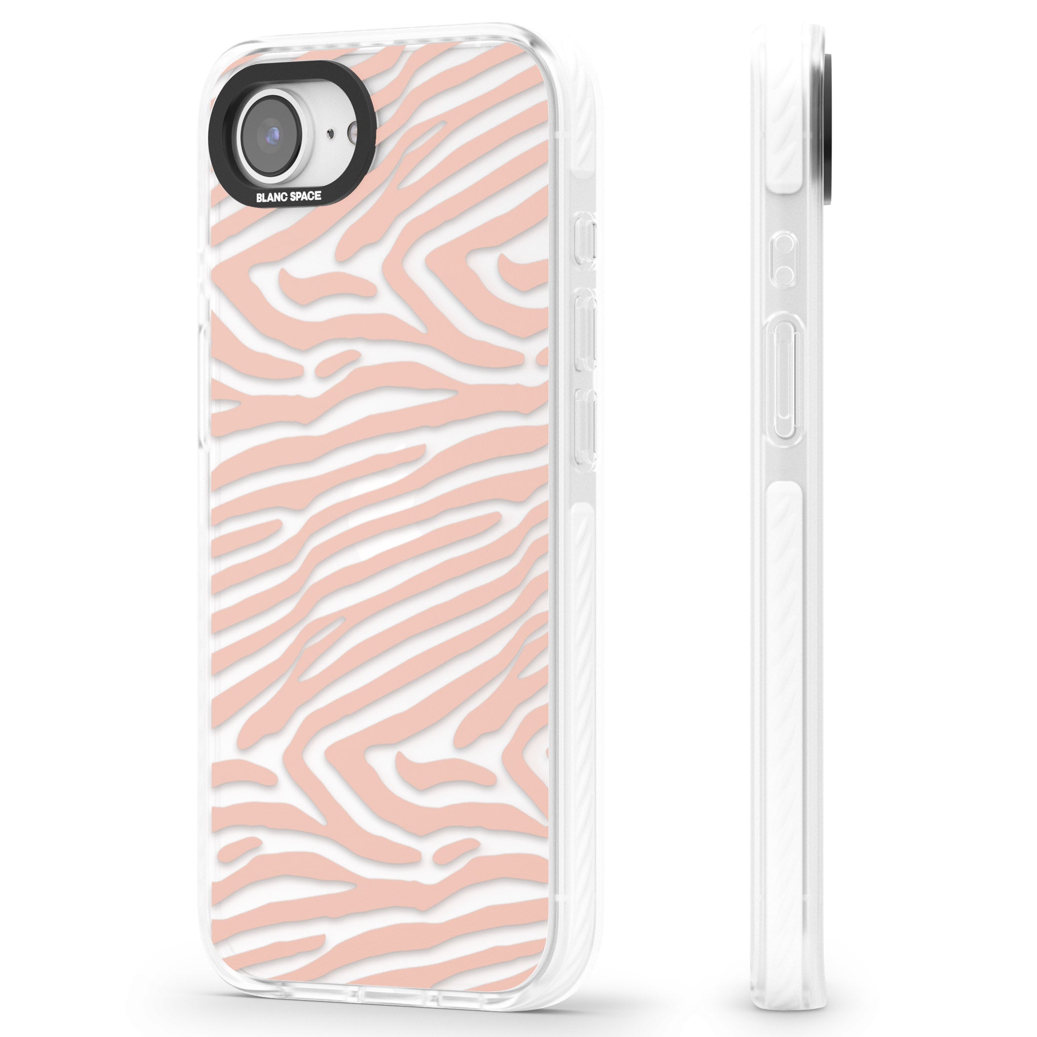 Horizontal Zebra Stripes Transparent Animal Print
