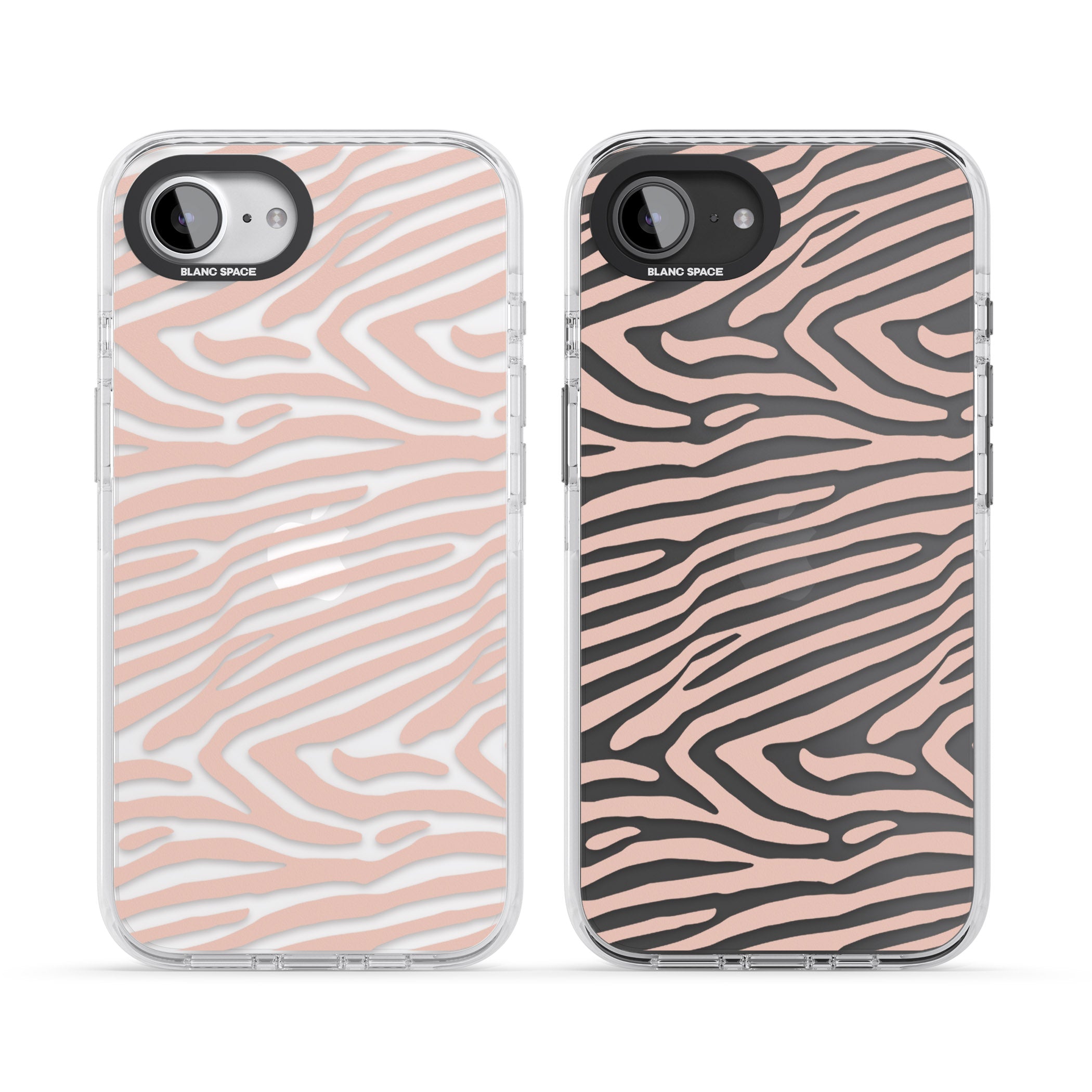 Horizontal Zebra Stripes Transparent Animal Print