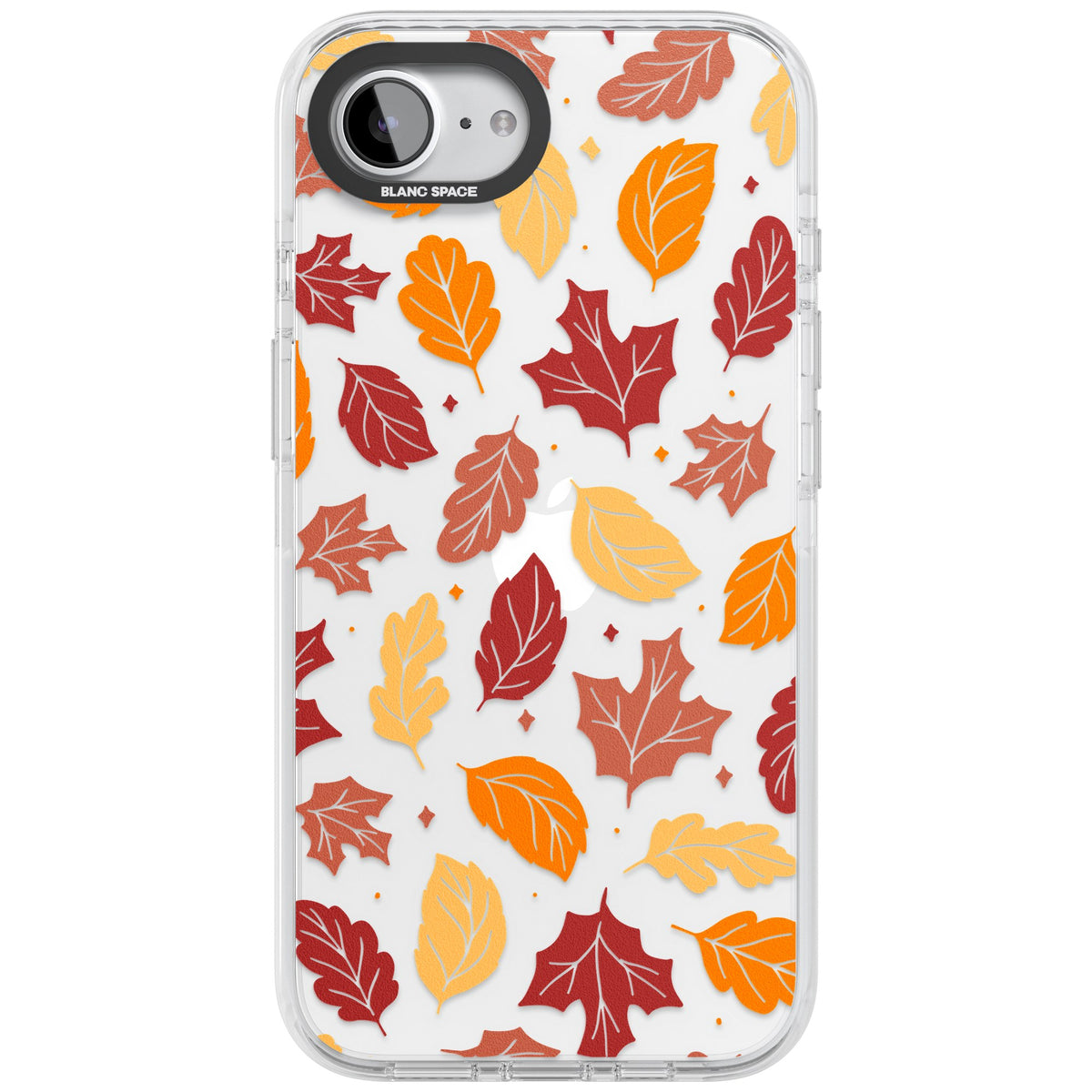 Autumn Leaves iPhone 16e / iPhone 17e Impact Clear Phone Case front