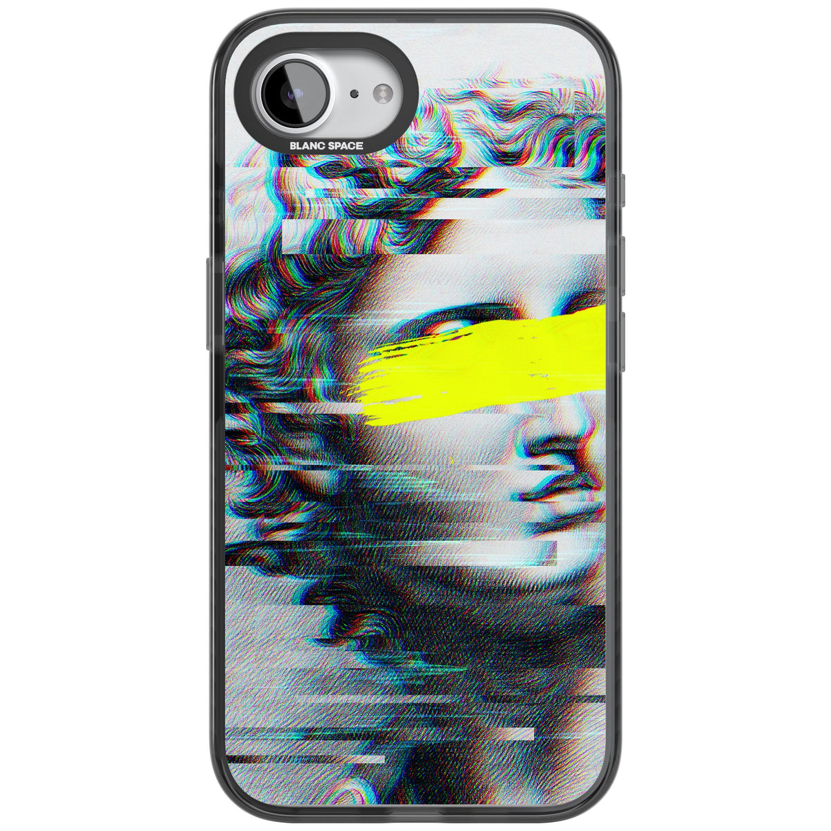 Glitched Fragment iPhone 16e / iPhone 17e Impact Black Phone Case front