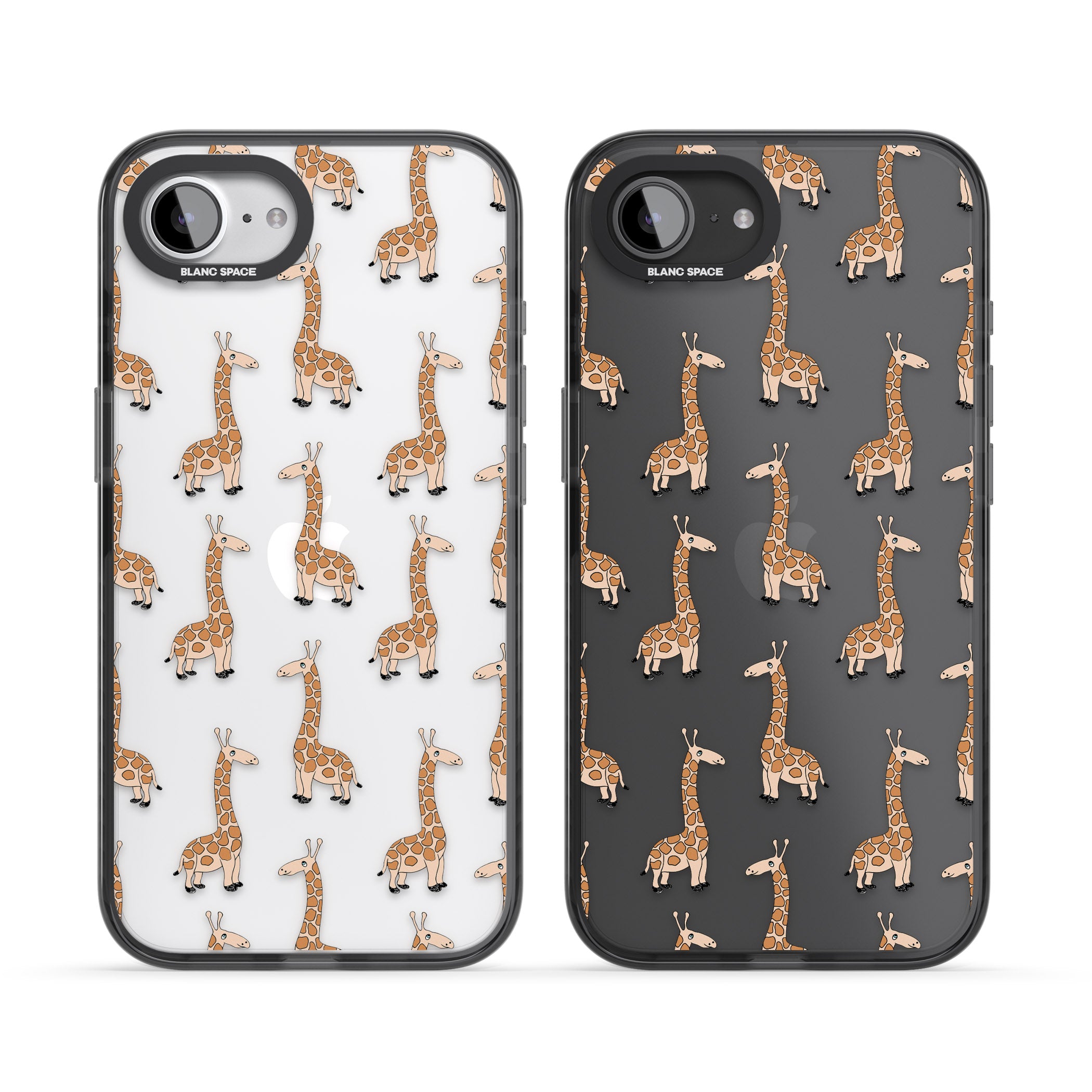 Cute Giraffe Pattern Clear