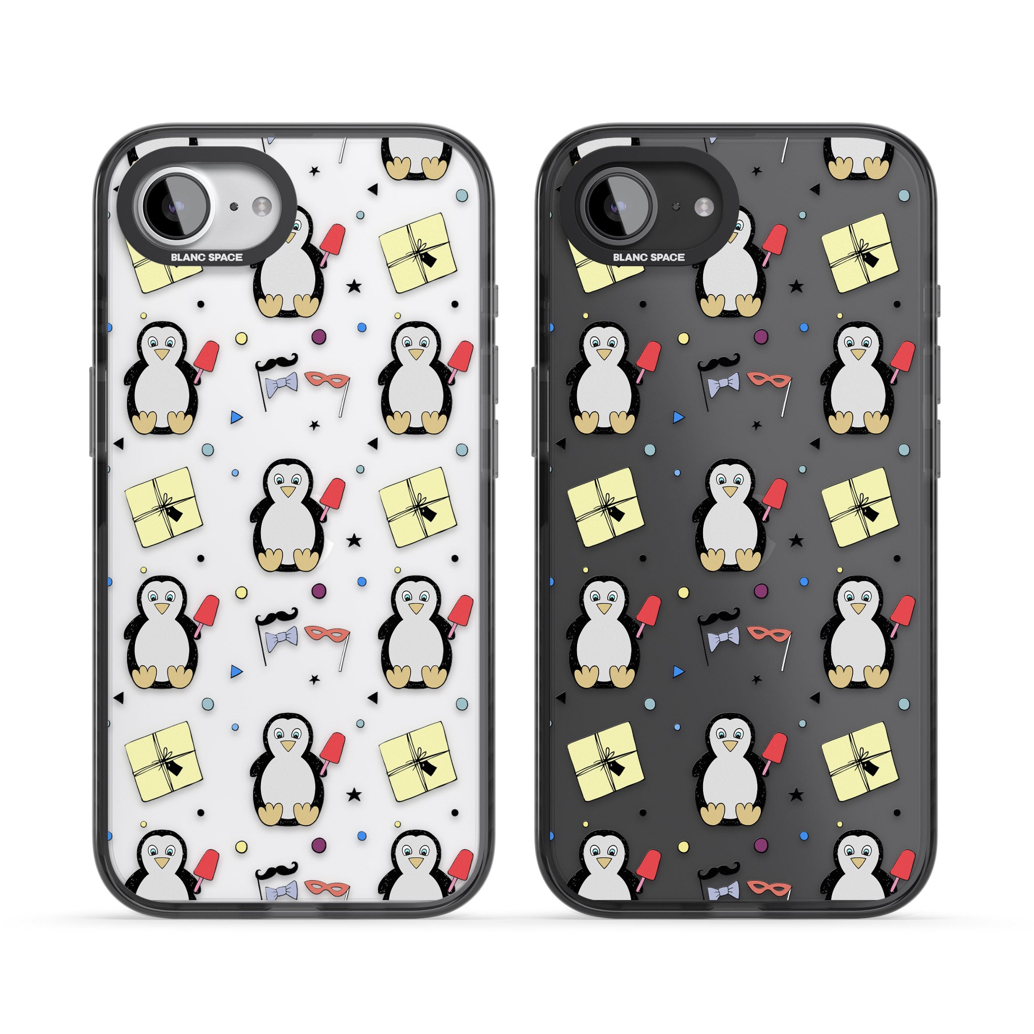 Cute Penguin Pattern Clear