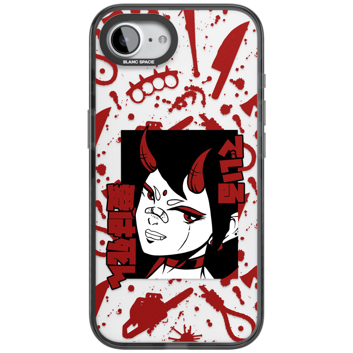 She's a Devil iPhone 16e / iPhone 17e Impact Black Phone Case front