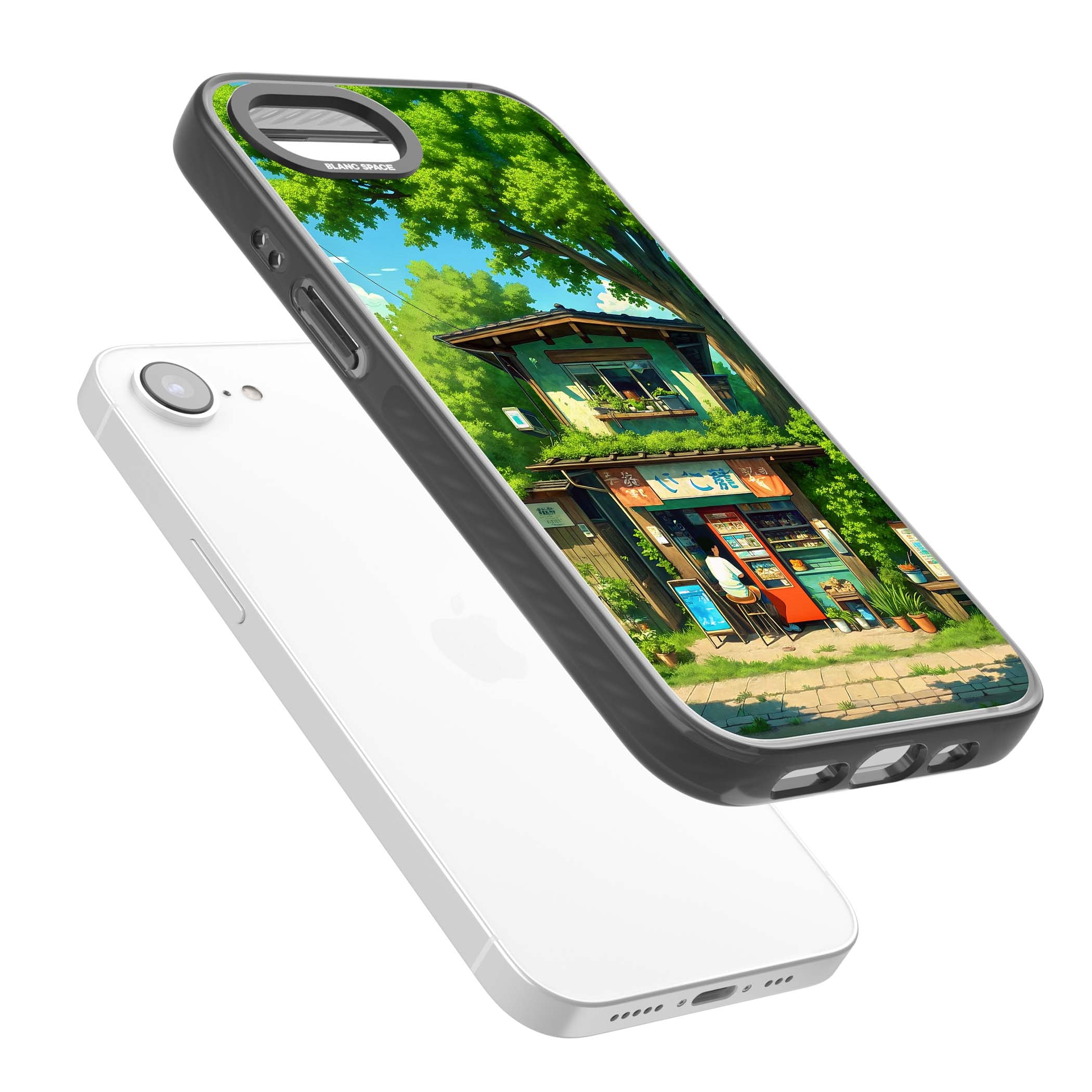 Countryside Kiosk for her iPhone case | Black Impact case for iPhone 16e, iPhone 17e