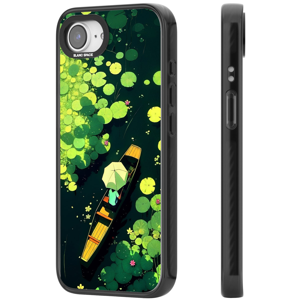 Jade Waters iPhone 16e / iPhone 17e Impact Black Phone Case side