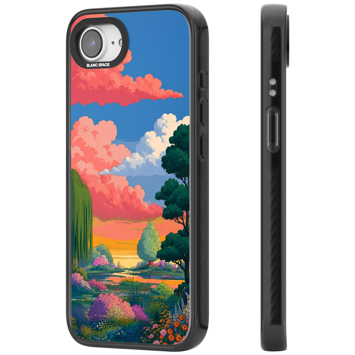 Dream Valley iPhone 16e / iPhone 17e Impact Black Phone Case side