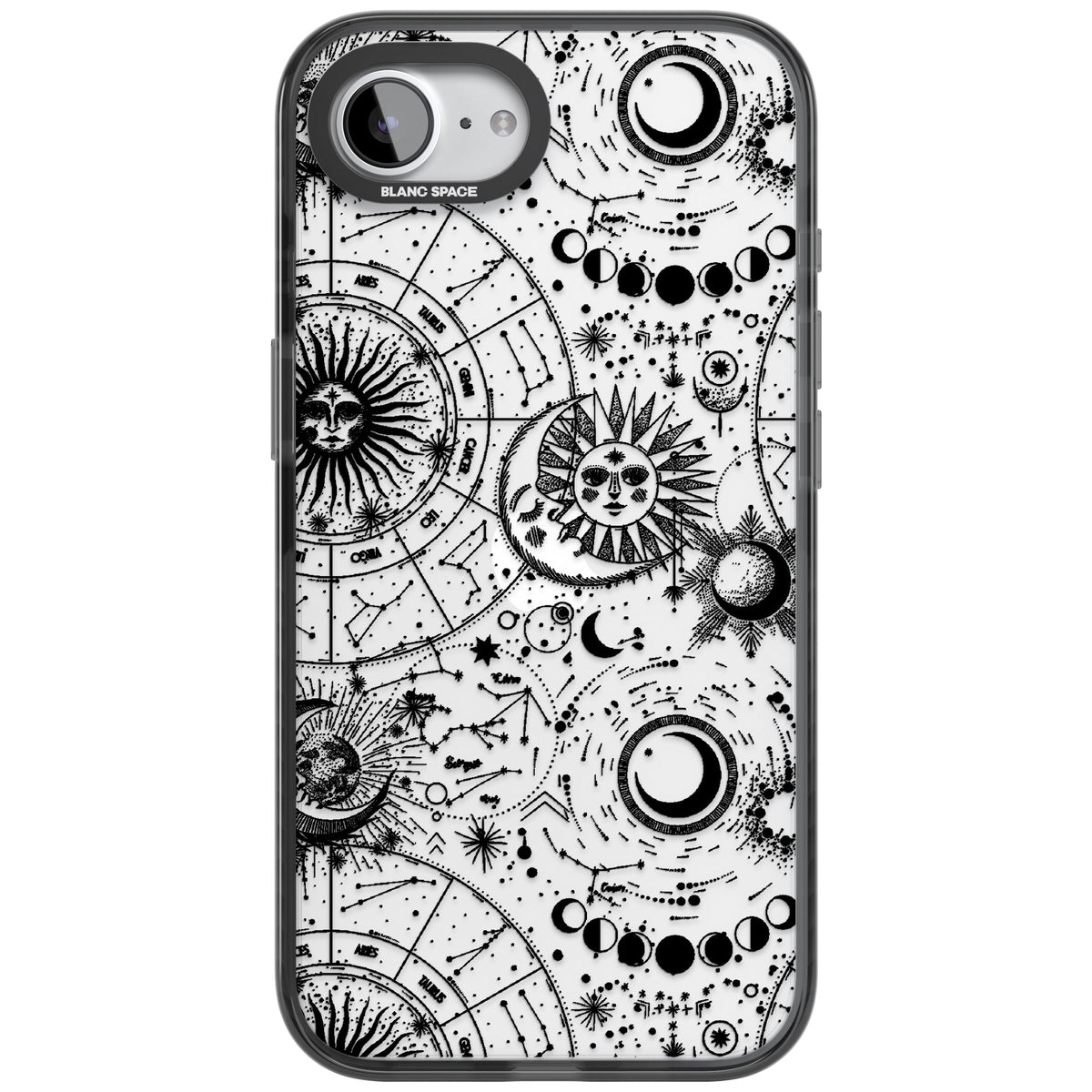 Astral Mystic iPhone 16e / iPhone 17e Impact Black Phone Case front