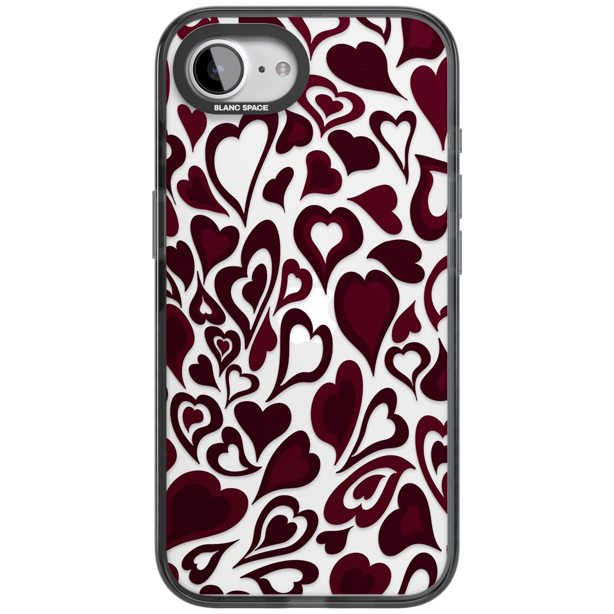 Amour iPhone 16e / iPhone 17e Impact Black Phone Case front