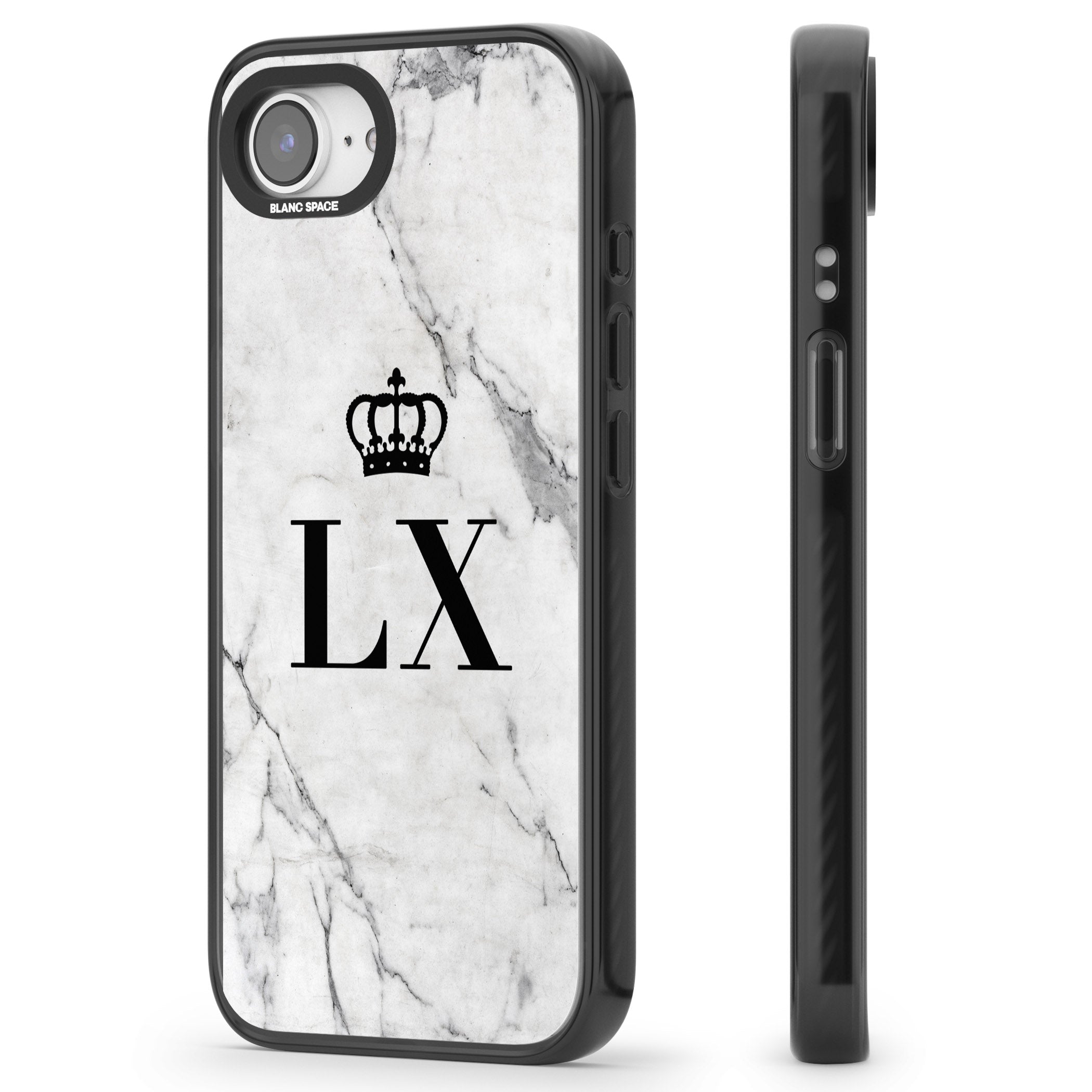 Personalised Initial Crown Marble