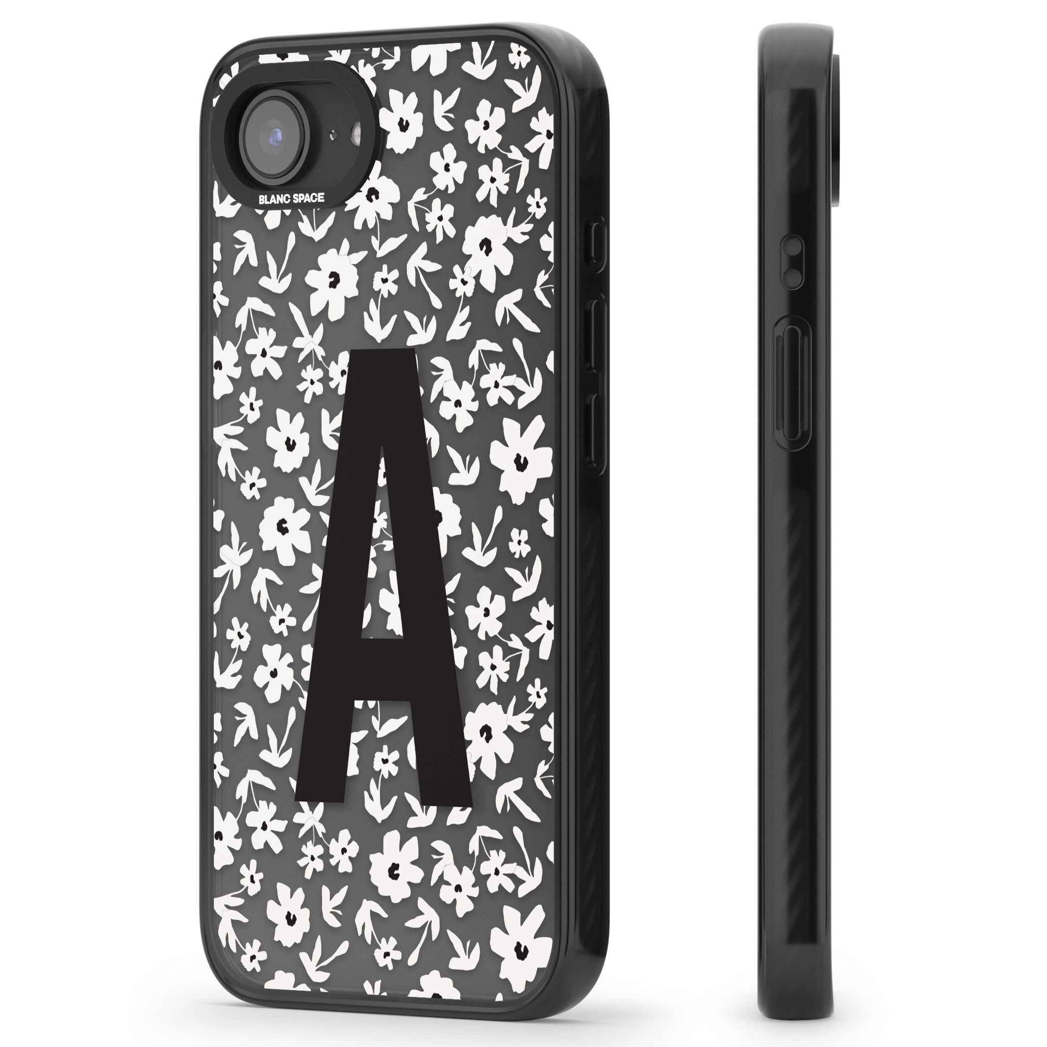 Personalised Bold Initial Floral