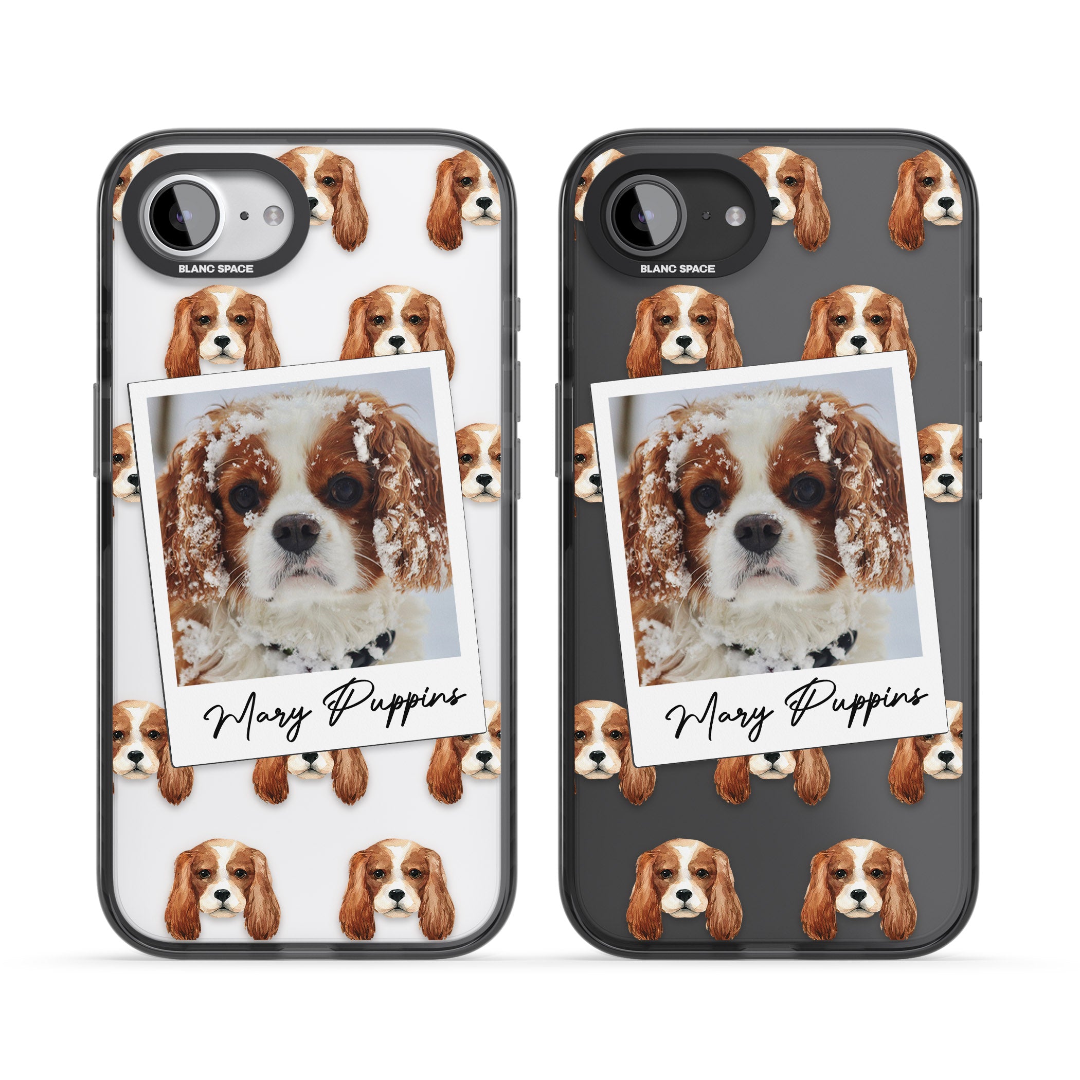 Personalised Cavalier King Charles Instant Camera Photo
