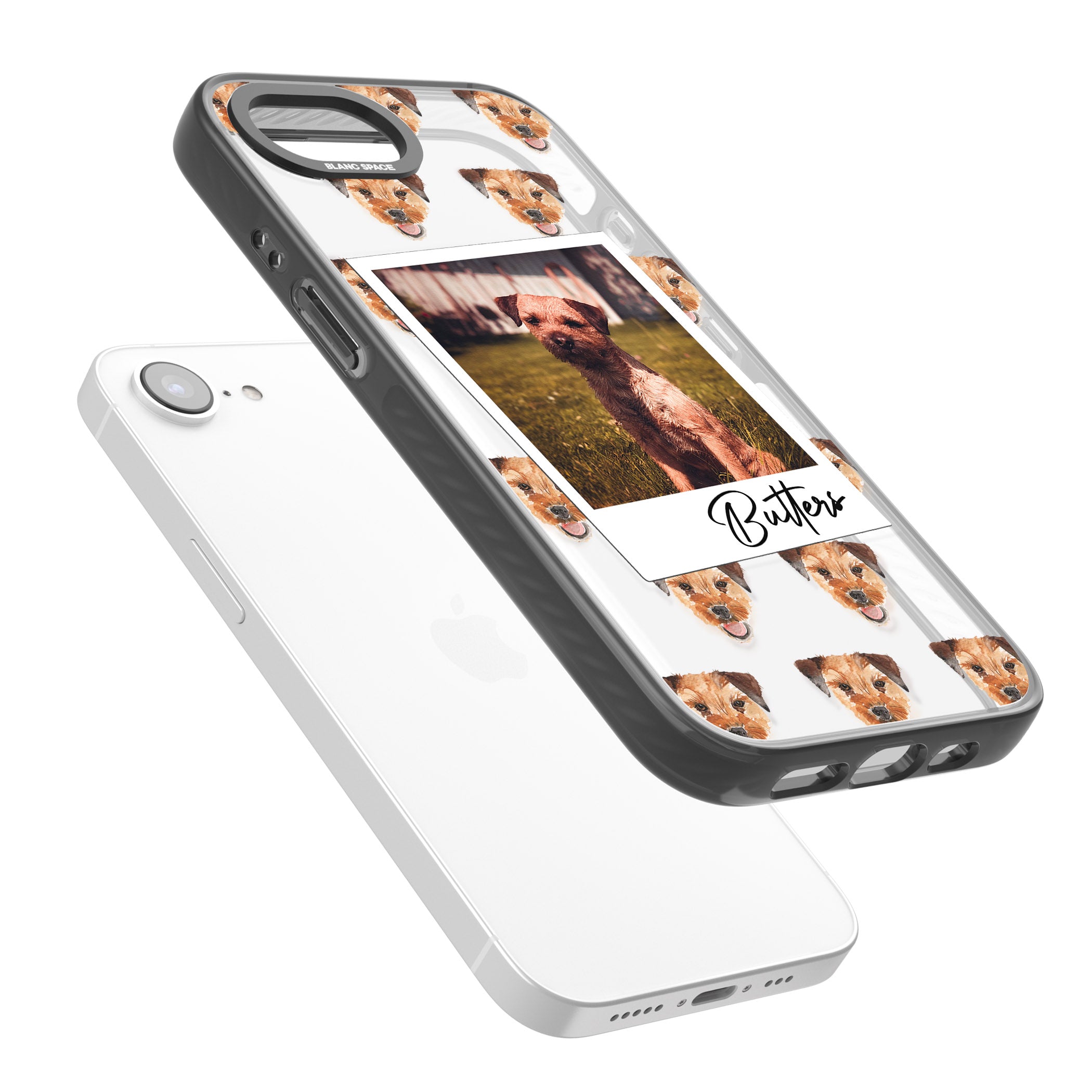 Personalised Border Terrier Instant Camera Photo