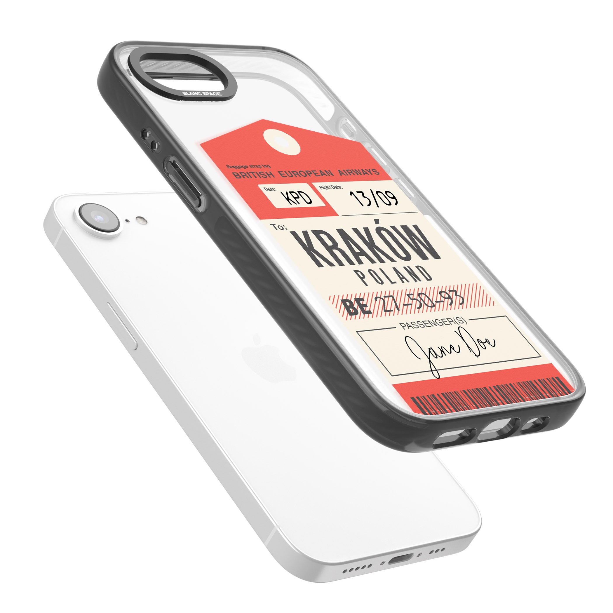 Personalised Vintage Bea Luggage Tag