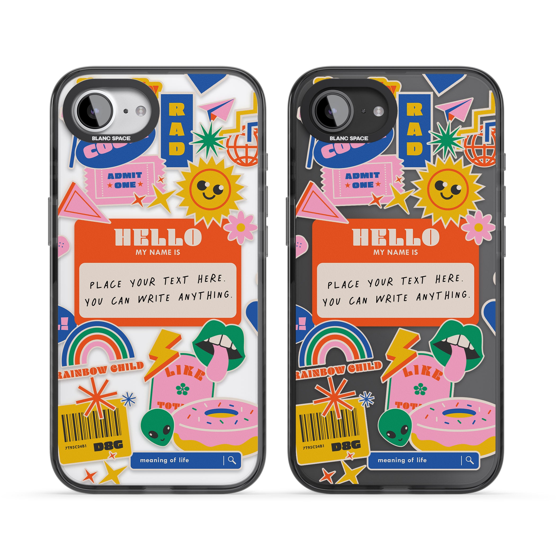 Personalised Retro Vibes Sticker