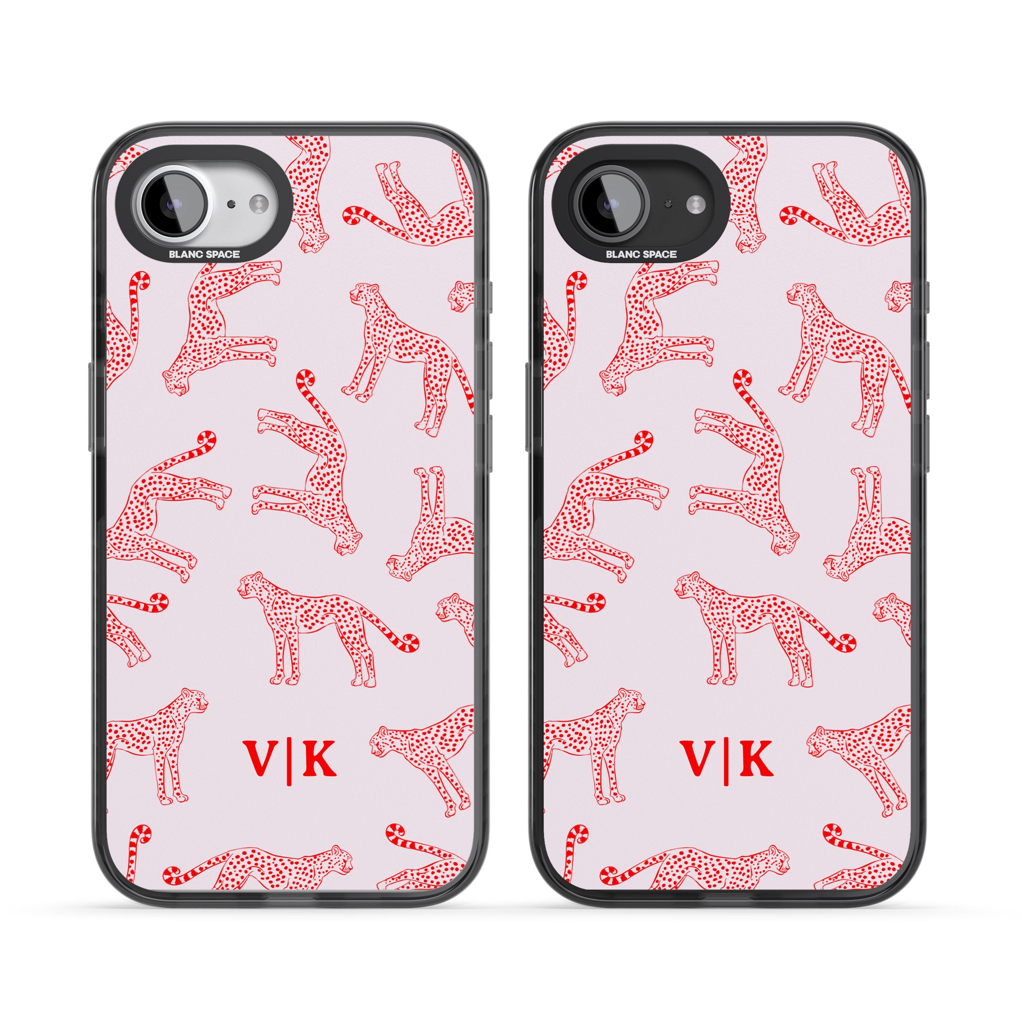 Personalised Red & Pink Cheetah