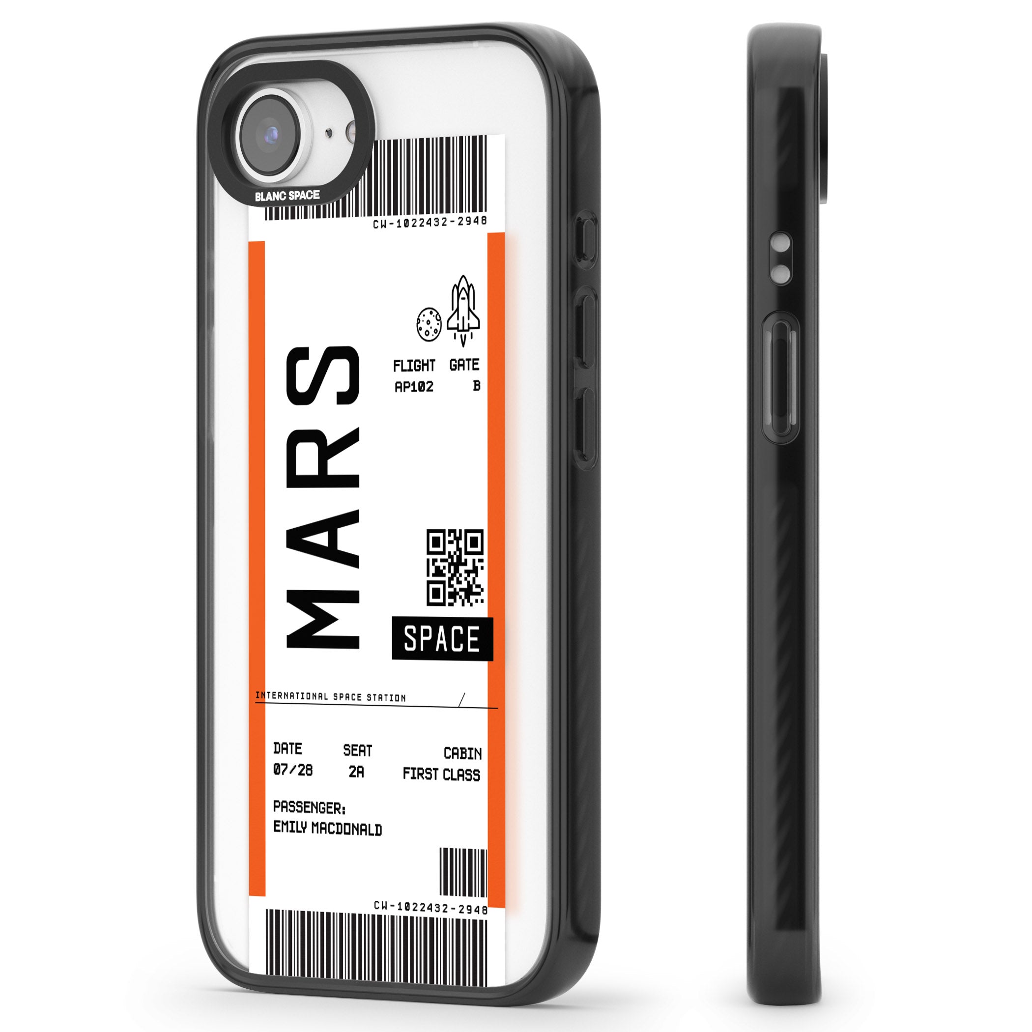 Personalised Mars Travel Ticket