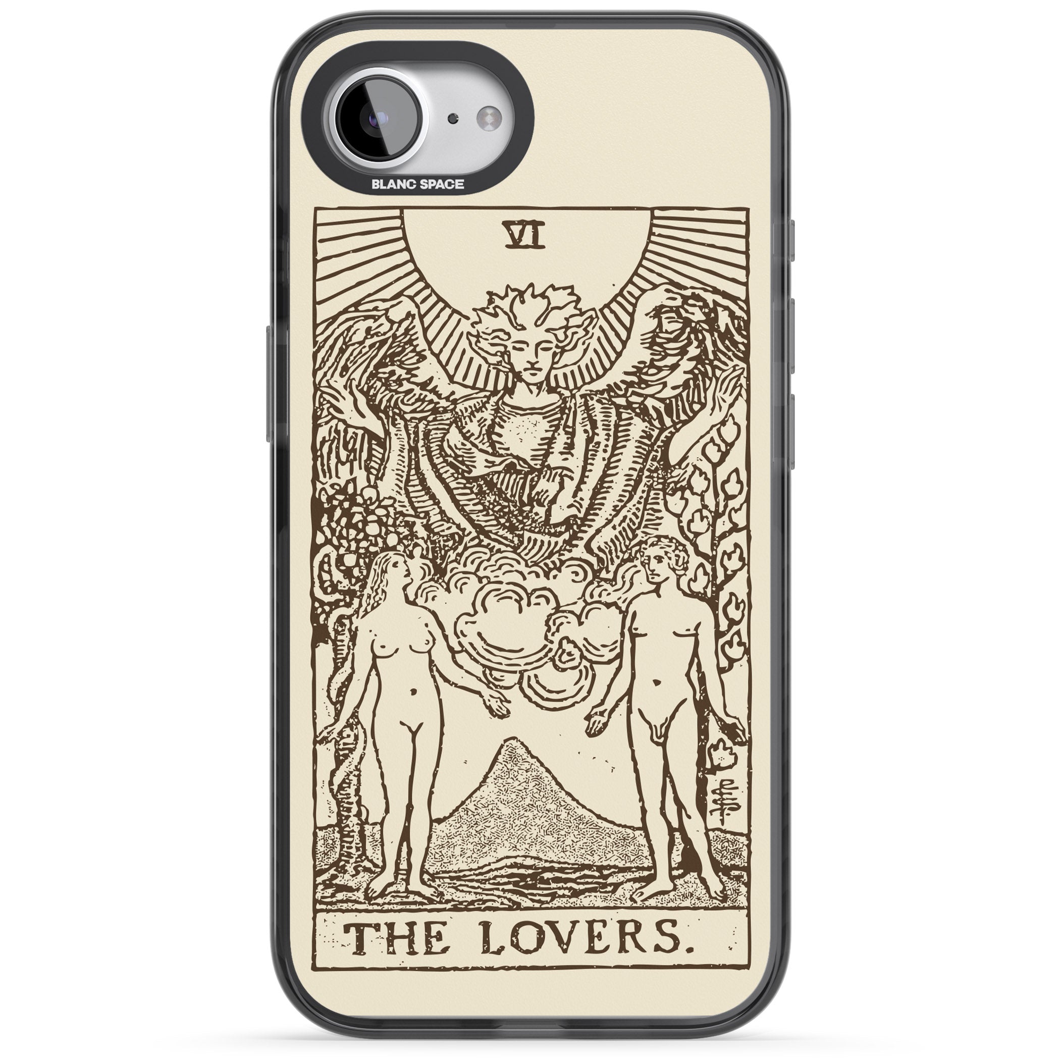 Personalised The Lovers Tarot Card (Cream)