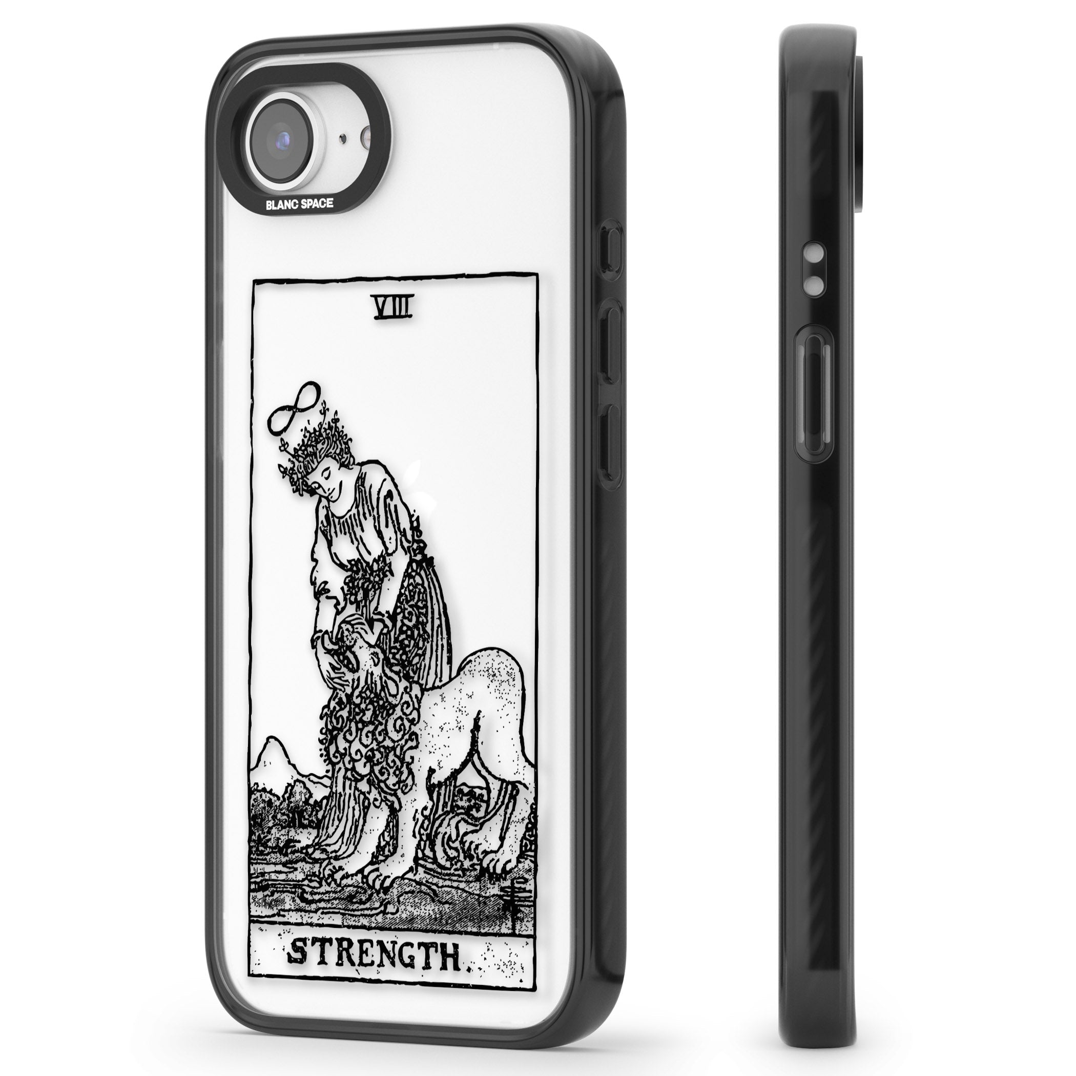 Personalised Strength Tarot Card (Clear)