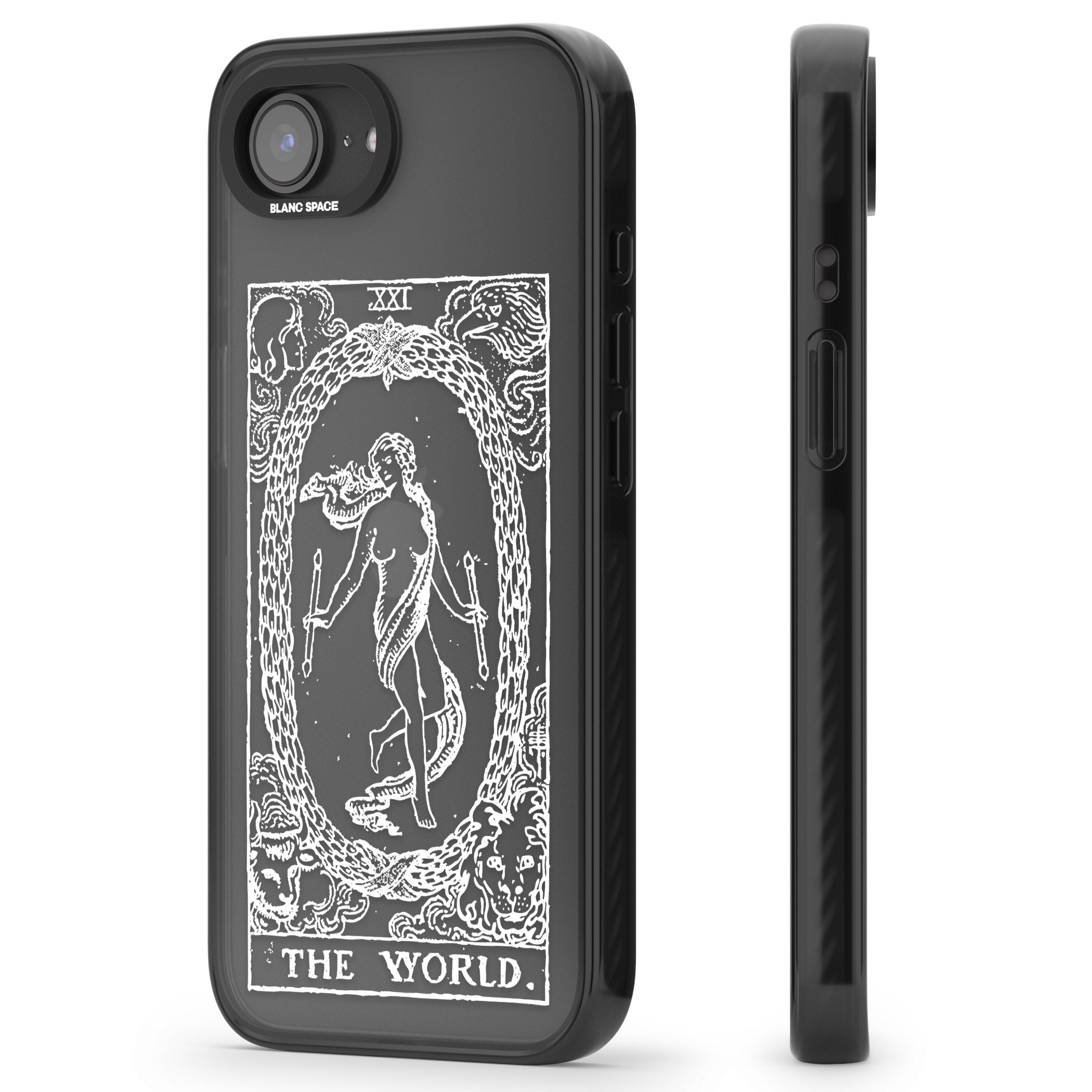 Personalised The World Tarot Card (White)