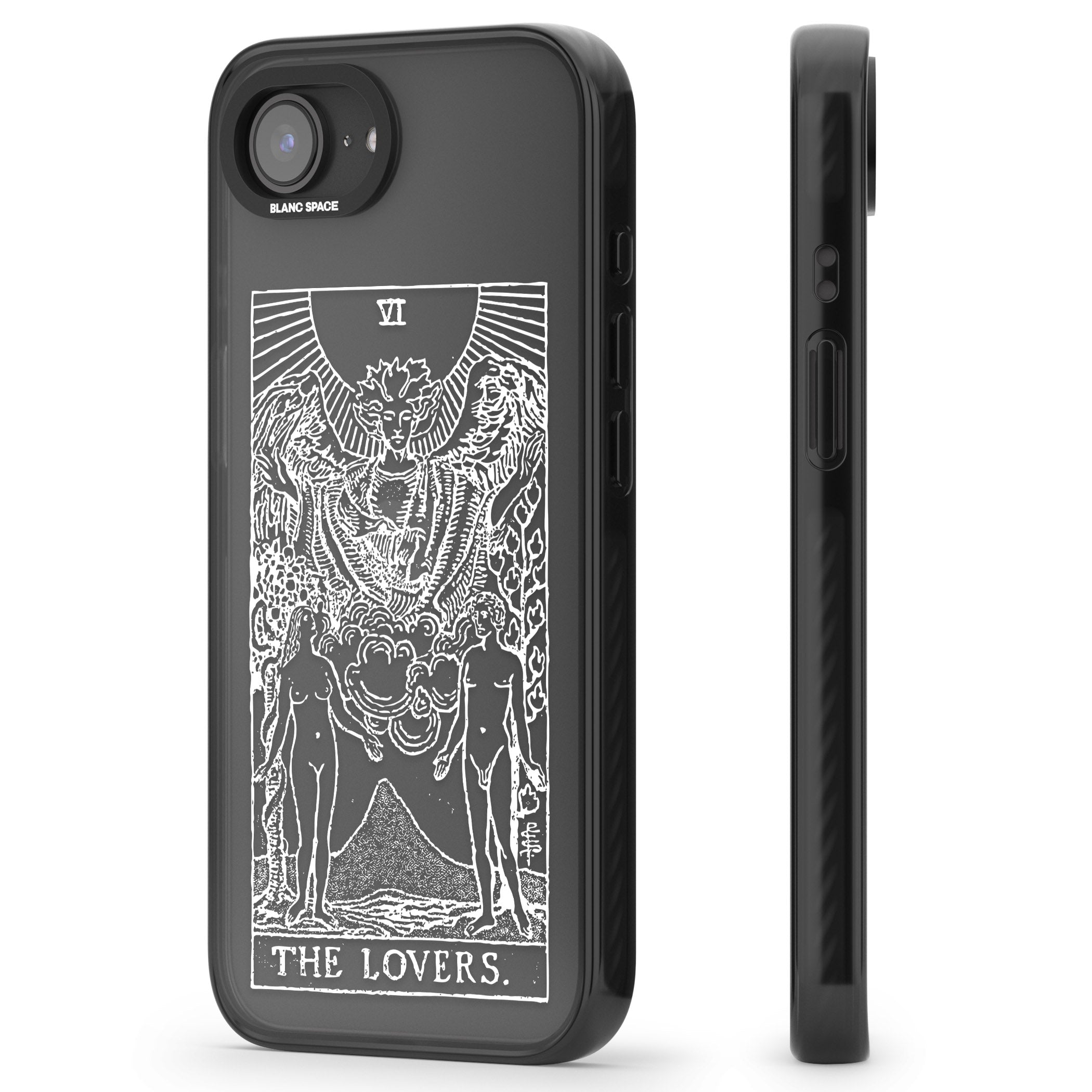 Personalised The Lovers Tarot Card (White)