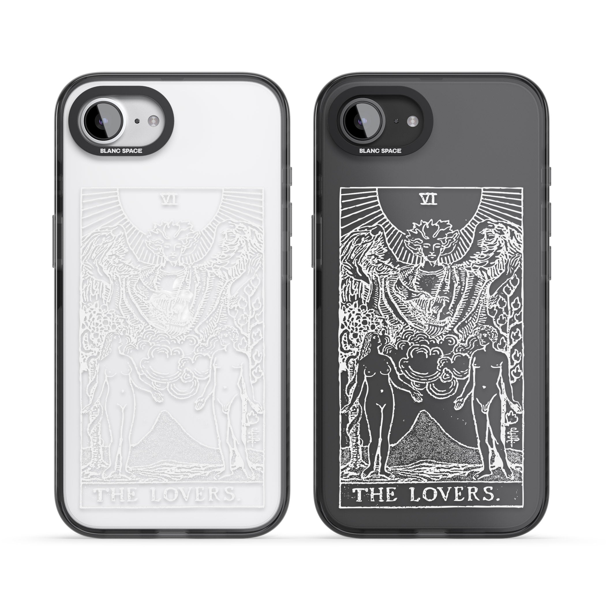 Personalised The Lovers Tarot Card (White)