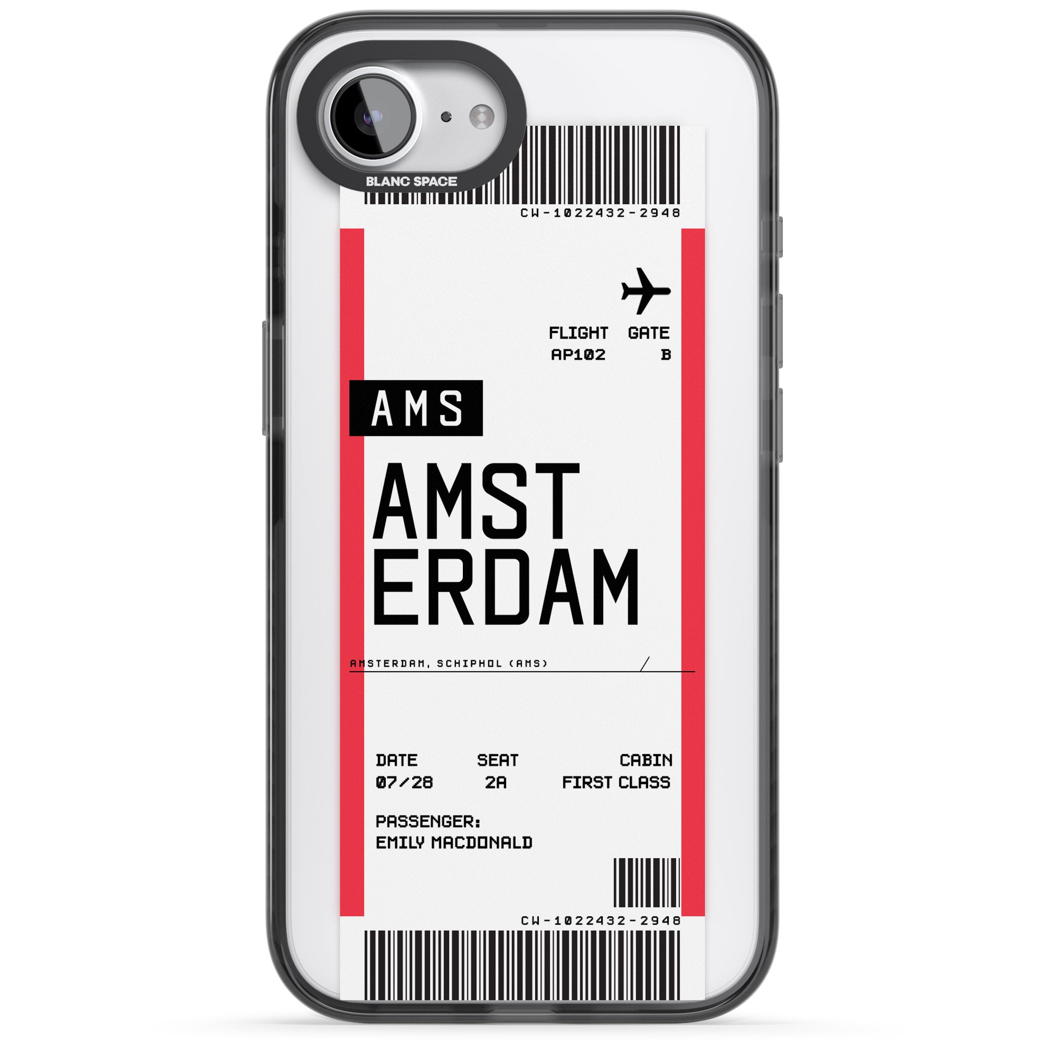 Personalised Amsterdam Boarding Pass