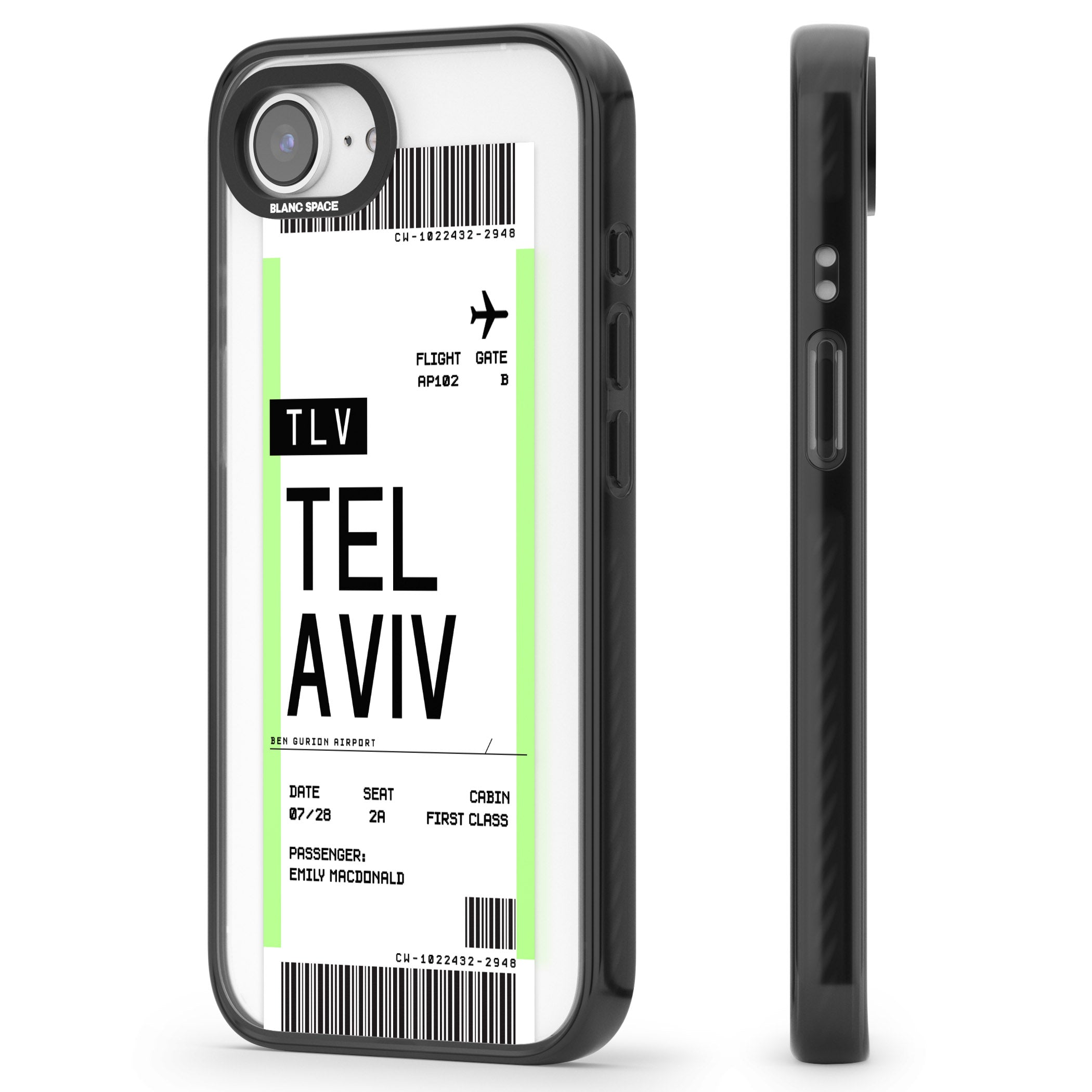 Personalised Tel Aviv Boarding Pass