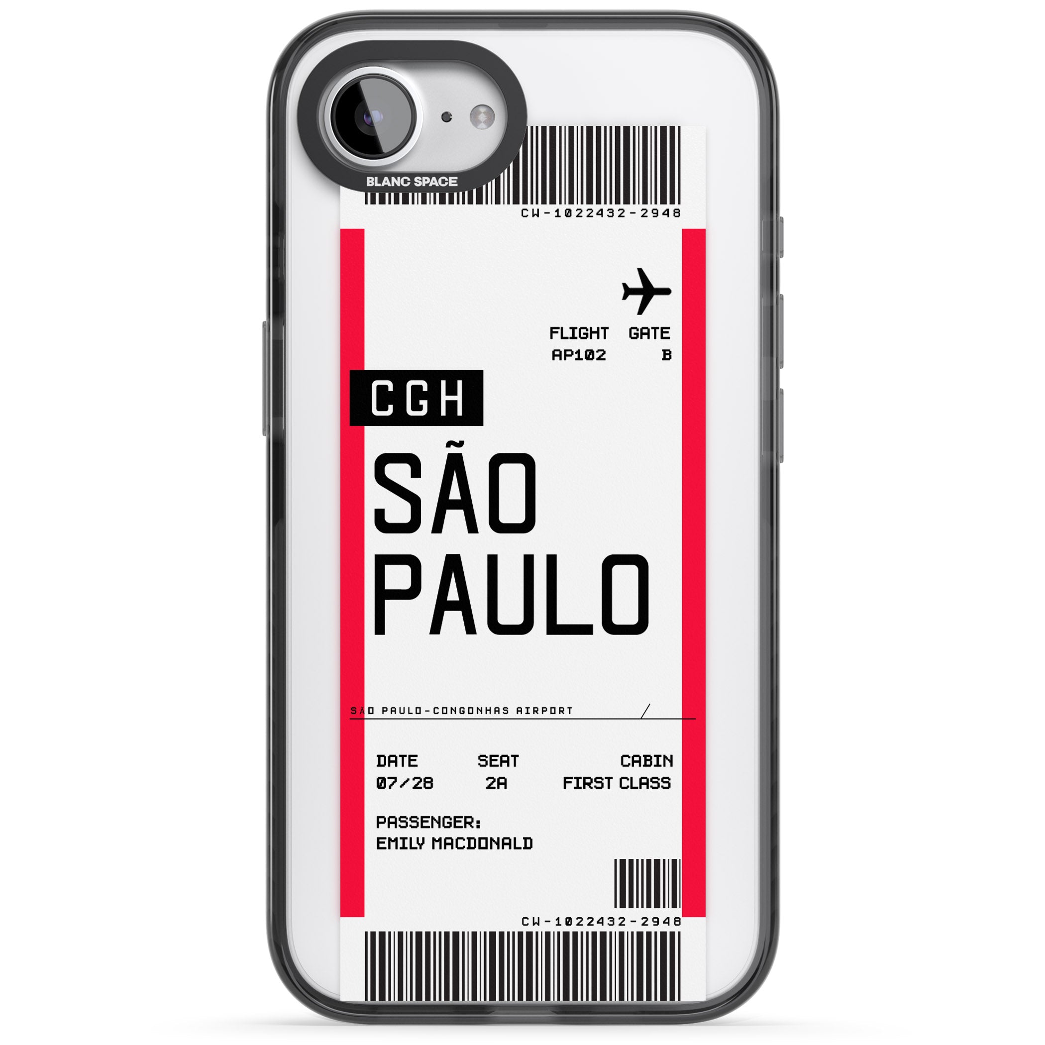 Personalised São Paulo Boarding Pass
