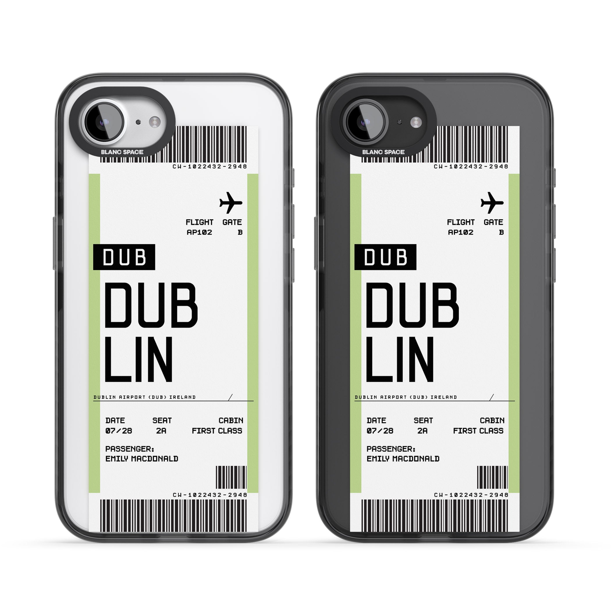 Personalised Dublin Boarding Pass