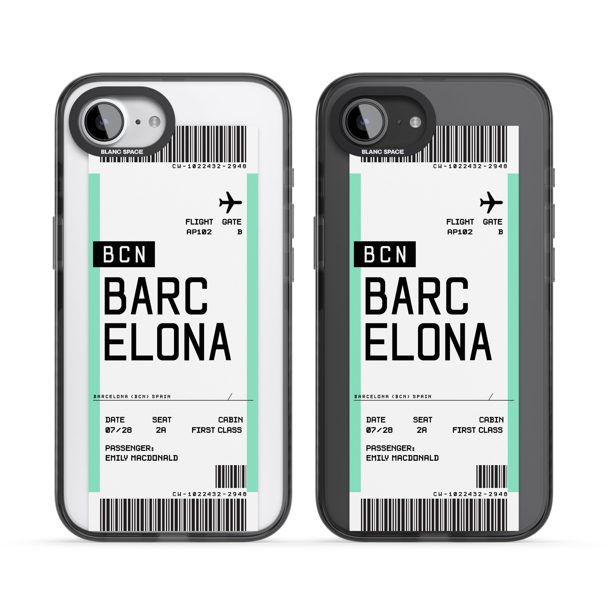 Personalised Barcelona Boarding Pass