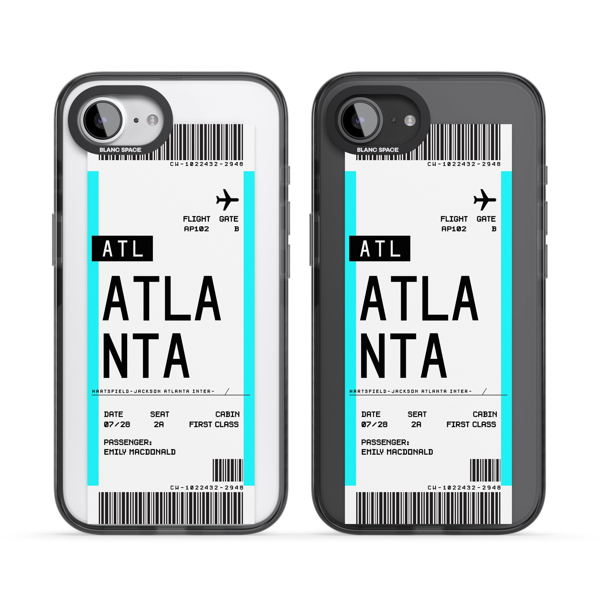 Personalised Atlanta Boarding Pass