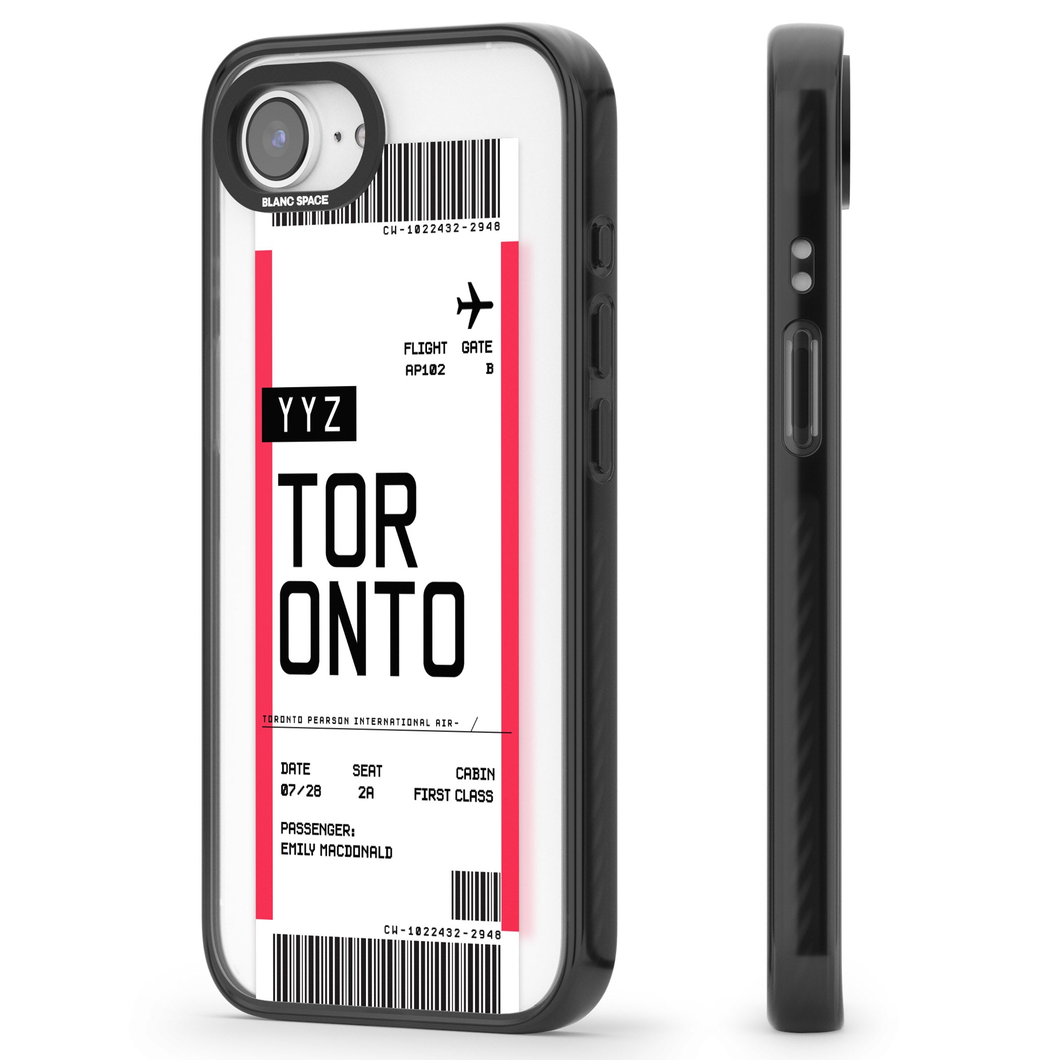 Personalised Toronto Boarding Pass