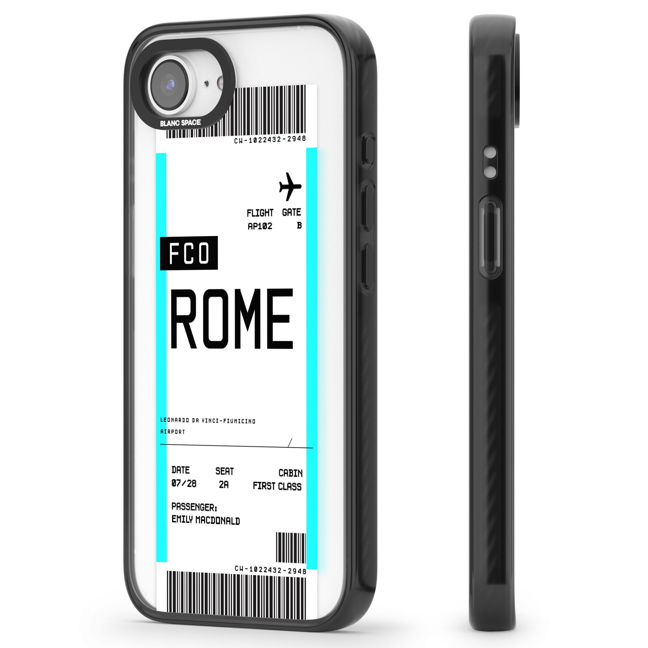 Personalised Rome Boarding Pass