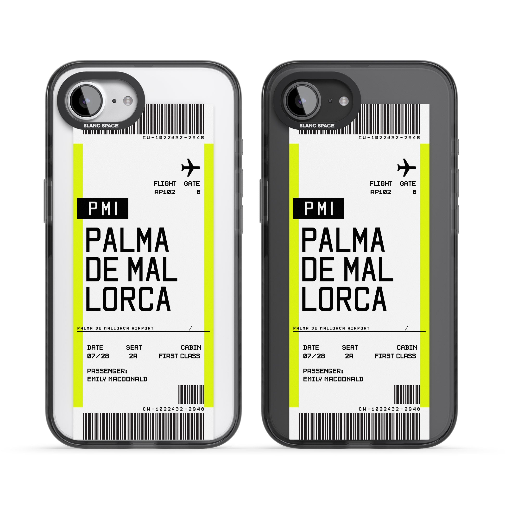 Personalised Palma De Mallorca Boarding Pass